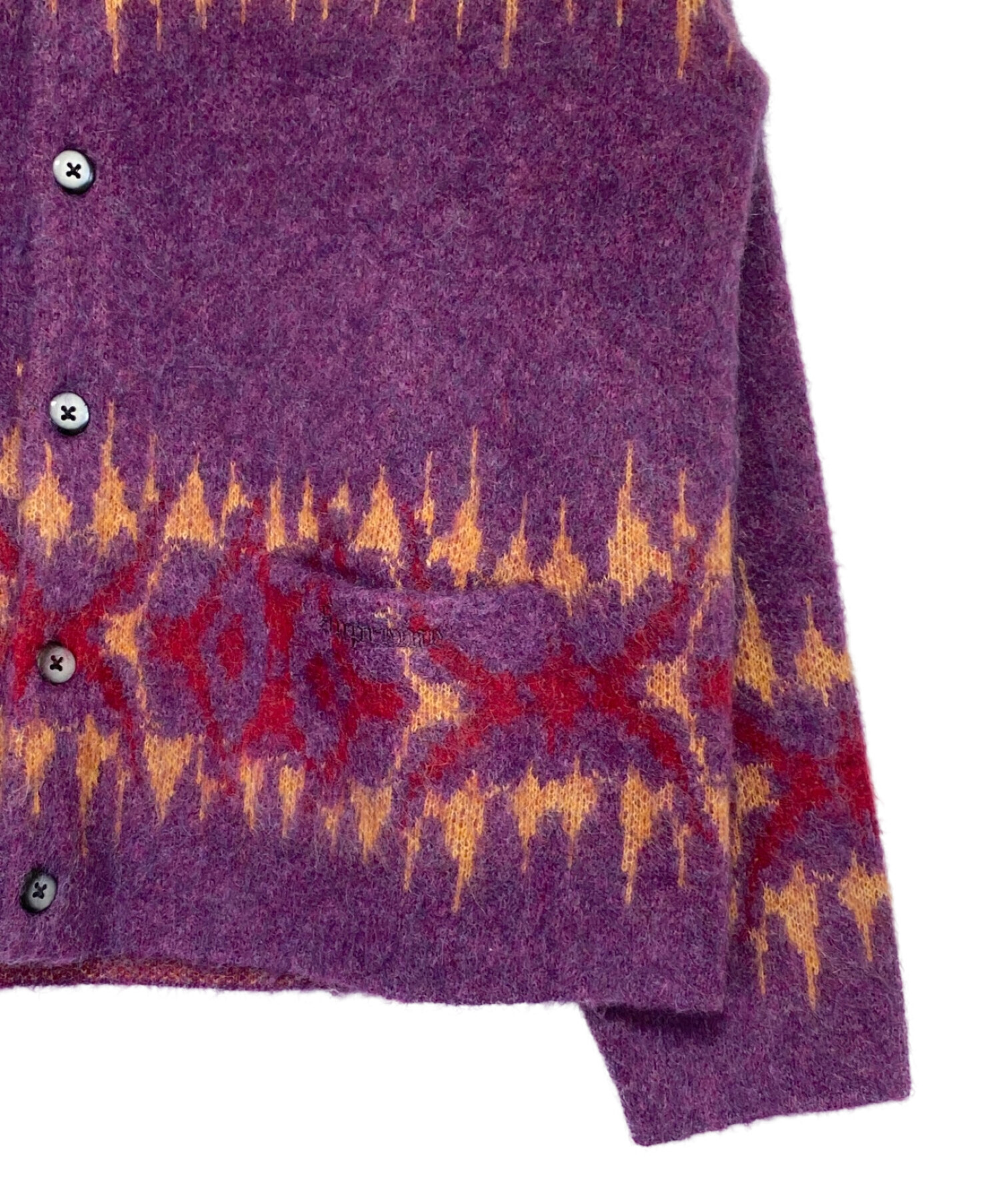 中古・古着通販】SUPREME (シュプリーム) Abstract Stripe cardigan 