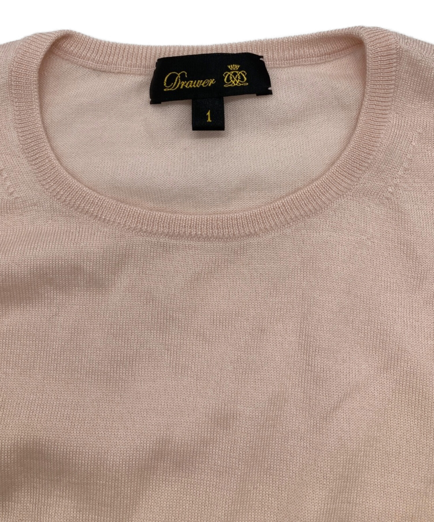 中古・古着通販】DRAWER (ドゥロワー) 18Gカシミヤシルククルーネック 