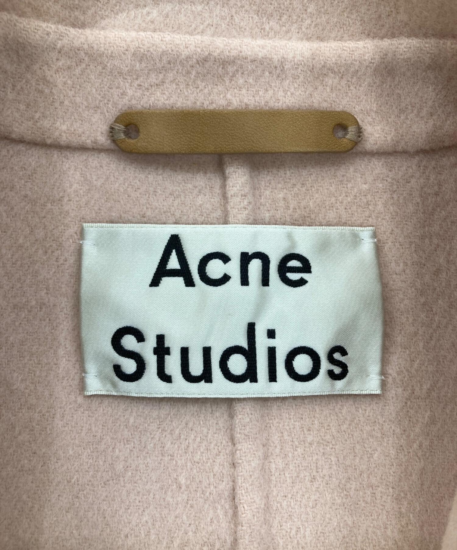 ACNE STUDIOS (アクネストゥディオス) ウールカシミヤチェスターコート ピンク サイズ:XS