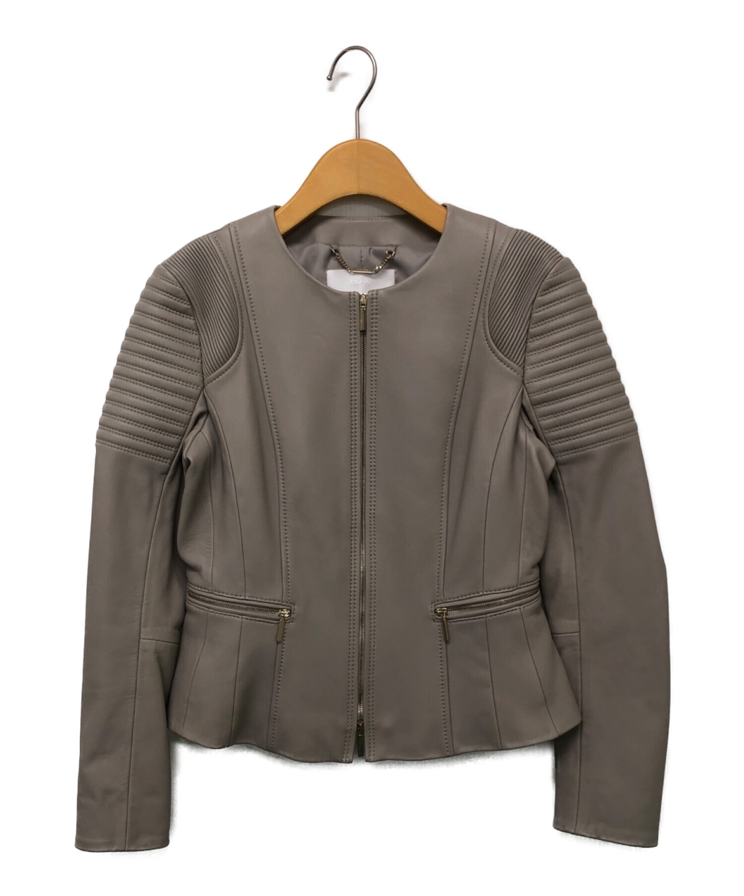 中古・古着通販】BOSS HUGO BOSS (ボス ヒューゴボス) ラムレザー