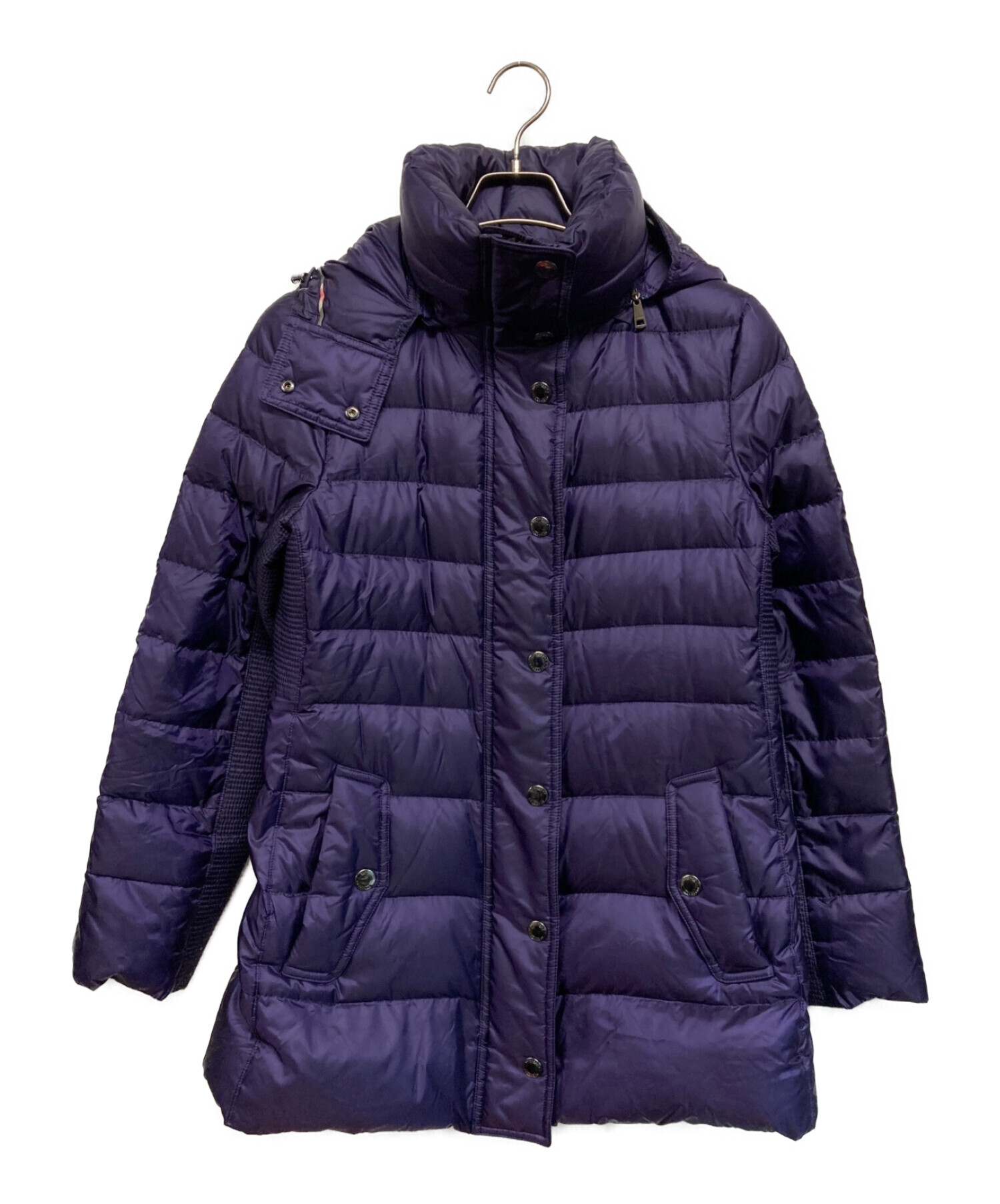 Burberry London バーバリー ダウンジャケット ノバチェック 紫