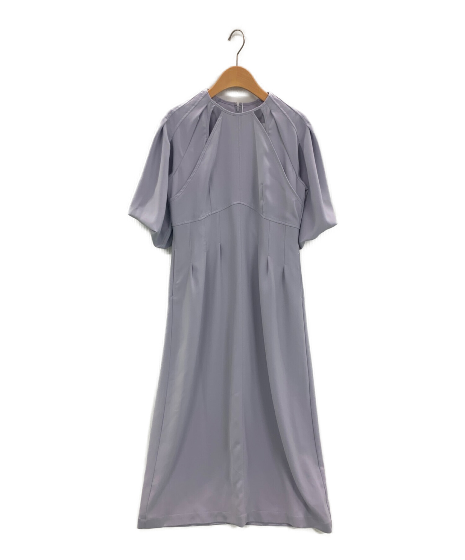 中古・古着通販】MURRAL (ミューラル) Float sleeve dress ラベンダー 