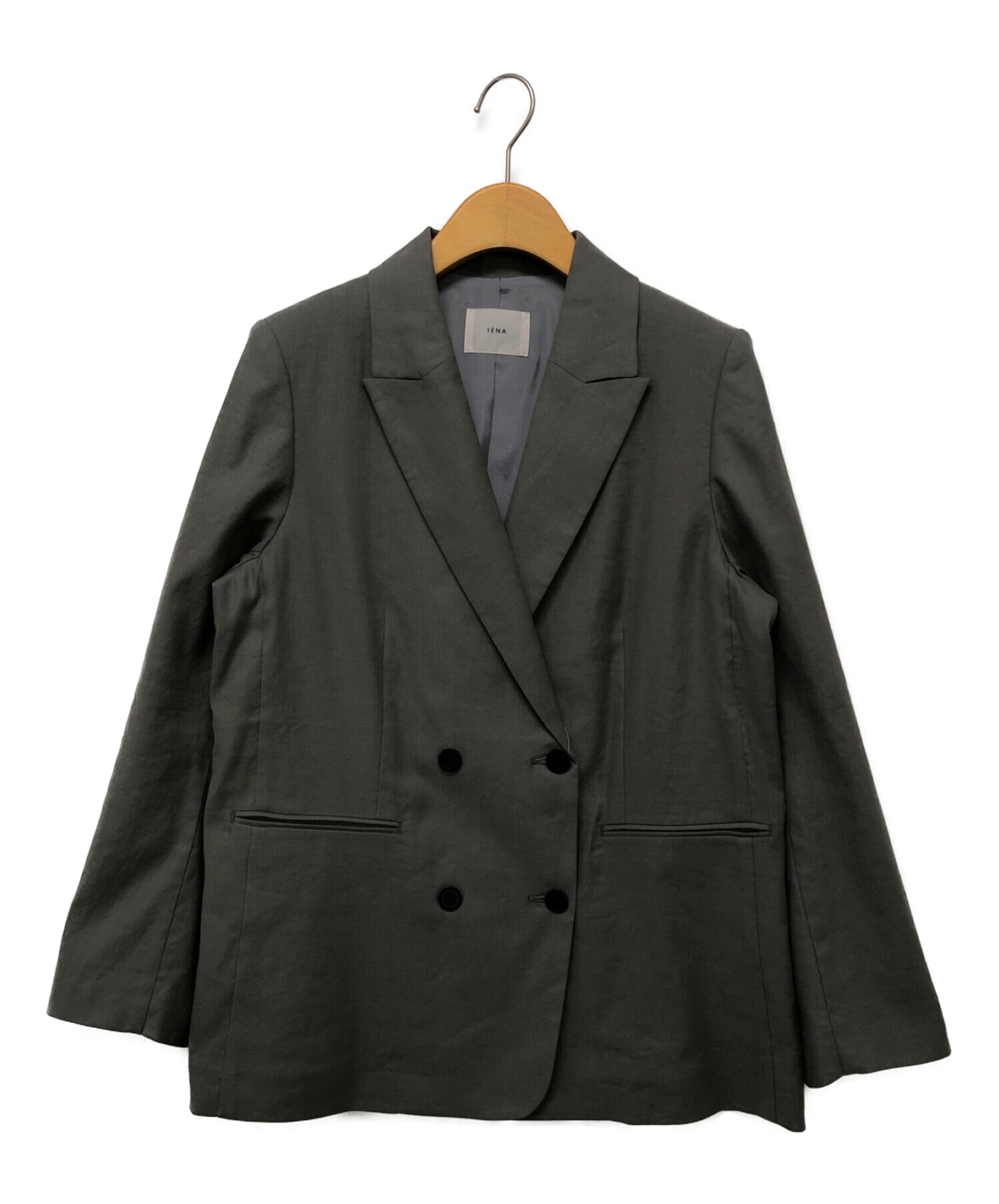 中古・古着通販】IENA (イエナ) LINEN COTTONストレッチジャケット 