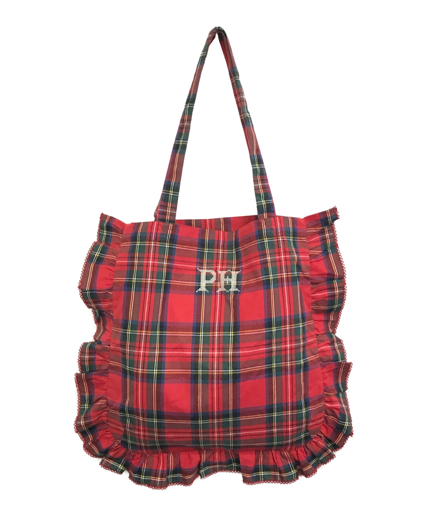 専用です！ピンクハウス トートバッグ 赤チェック♡新品タグ無♡定価23100円 専用です！ピンクハウス トートバッグ 赤チェック♡新品タグ無