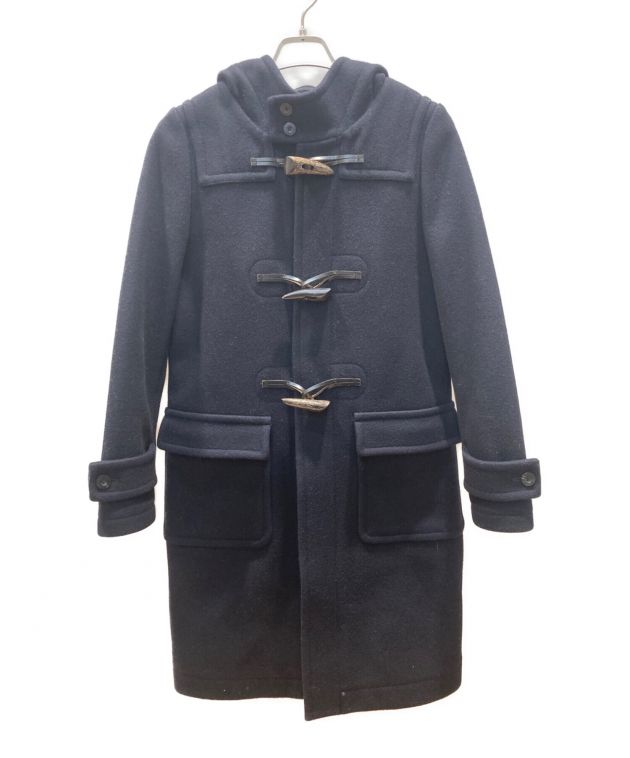 中古・古着通販】HYKE (ハイク) ロングダッフルコート ネイビー サイズ 