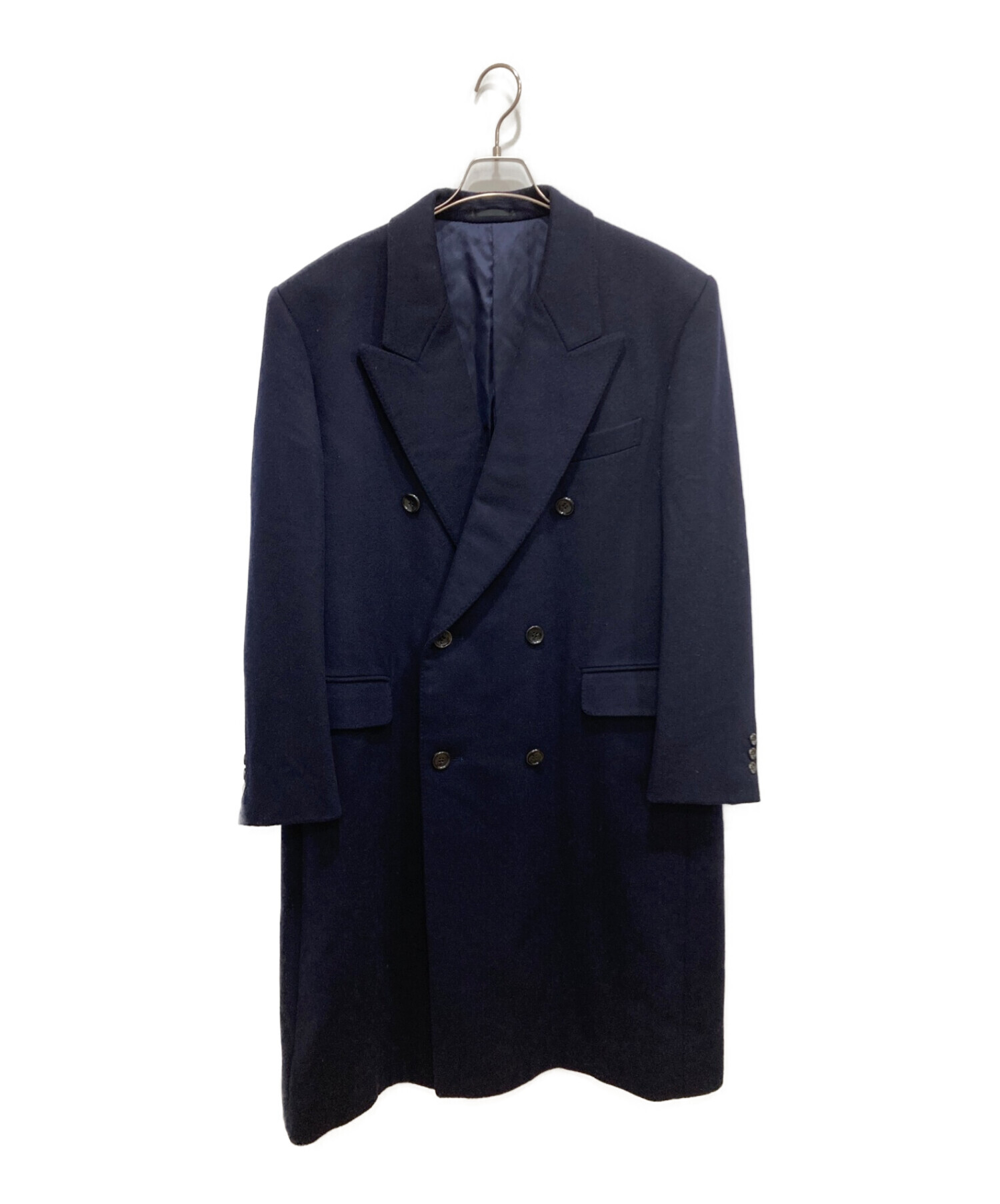 【LANVIN】ビンテージ ウール ダブル チェスターコート LANVIN ビンテージ ウール ダブル チェスターコート