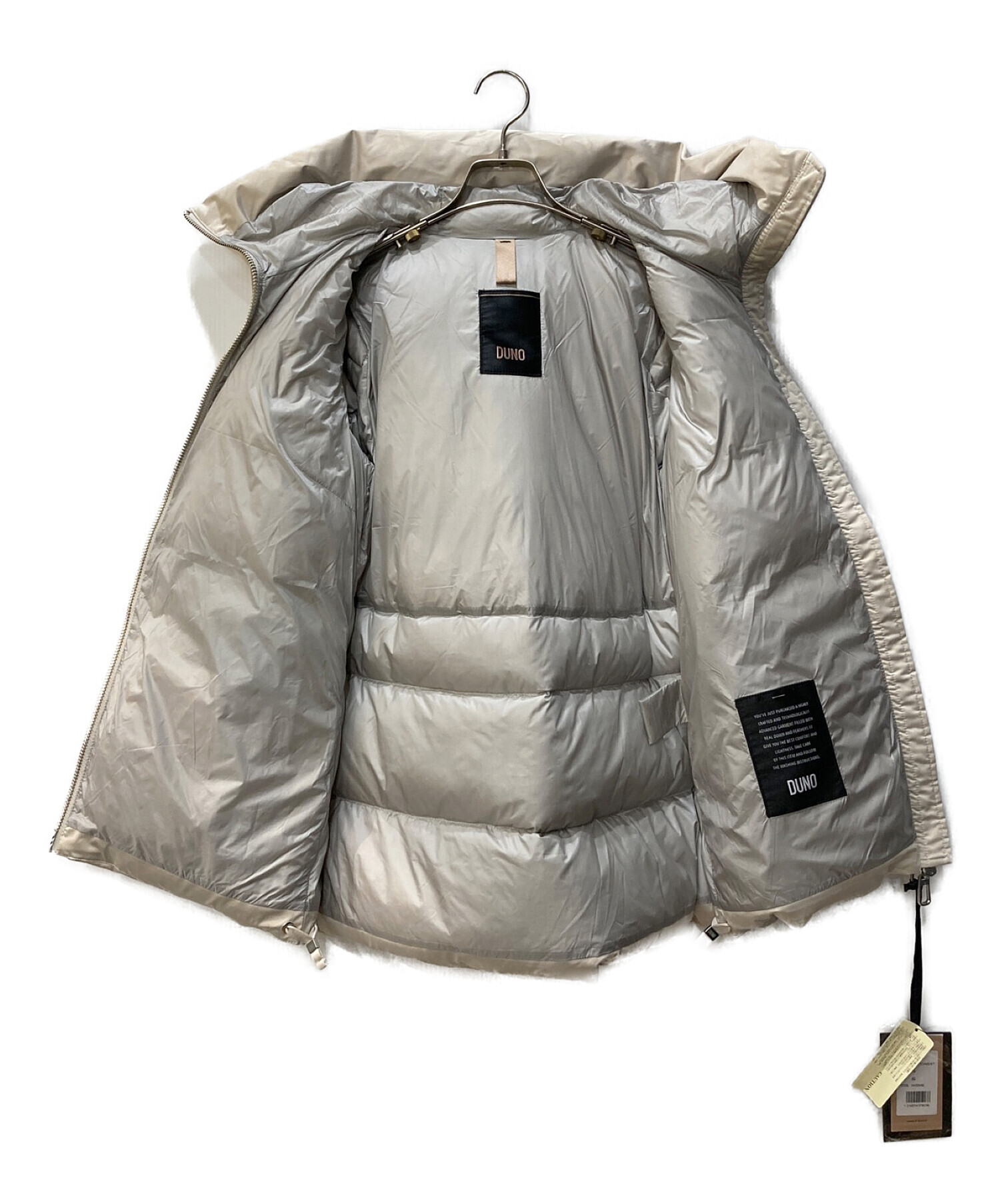 中古・古着通販】DUNO (デュノ) JULIA ダウンコート アイボリー サイズ 