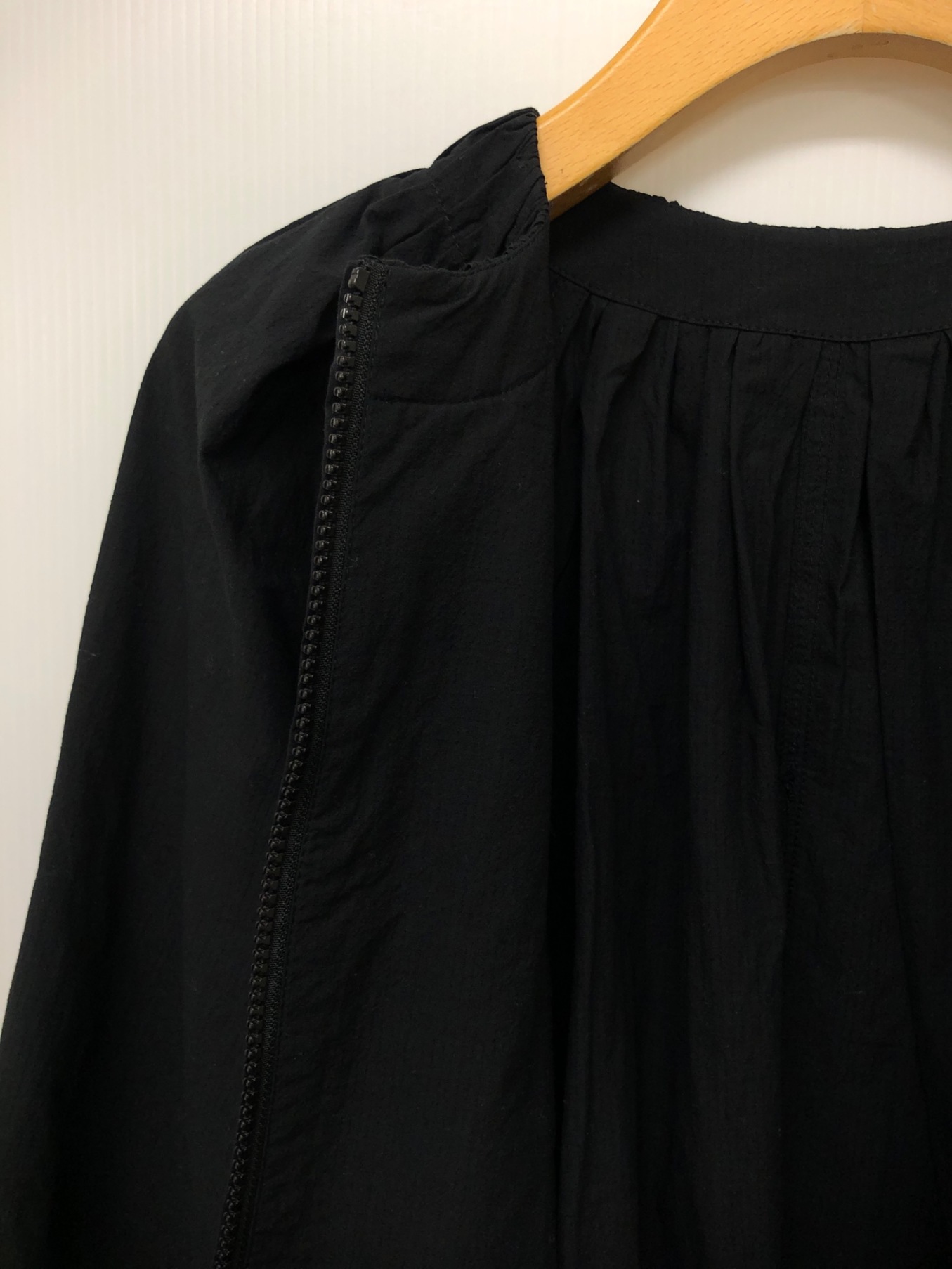 中古・古着通販】TODAYFUL (トゥデイフル) Light Gather Coat ブラック  
