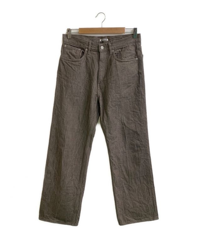 中古・古着通販】AURALEE (オーラリー) HARD TWIST BROWN DENIM 5P  