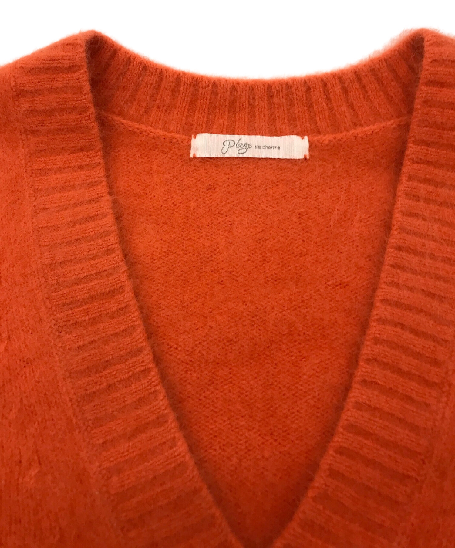 中古・古着通販】Plage (プラージュ) FUR Vプルオーバーニット 