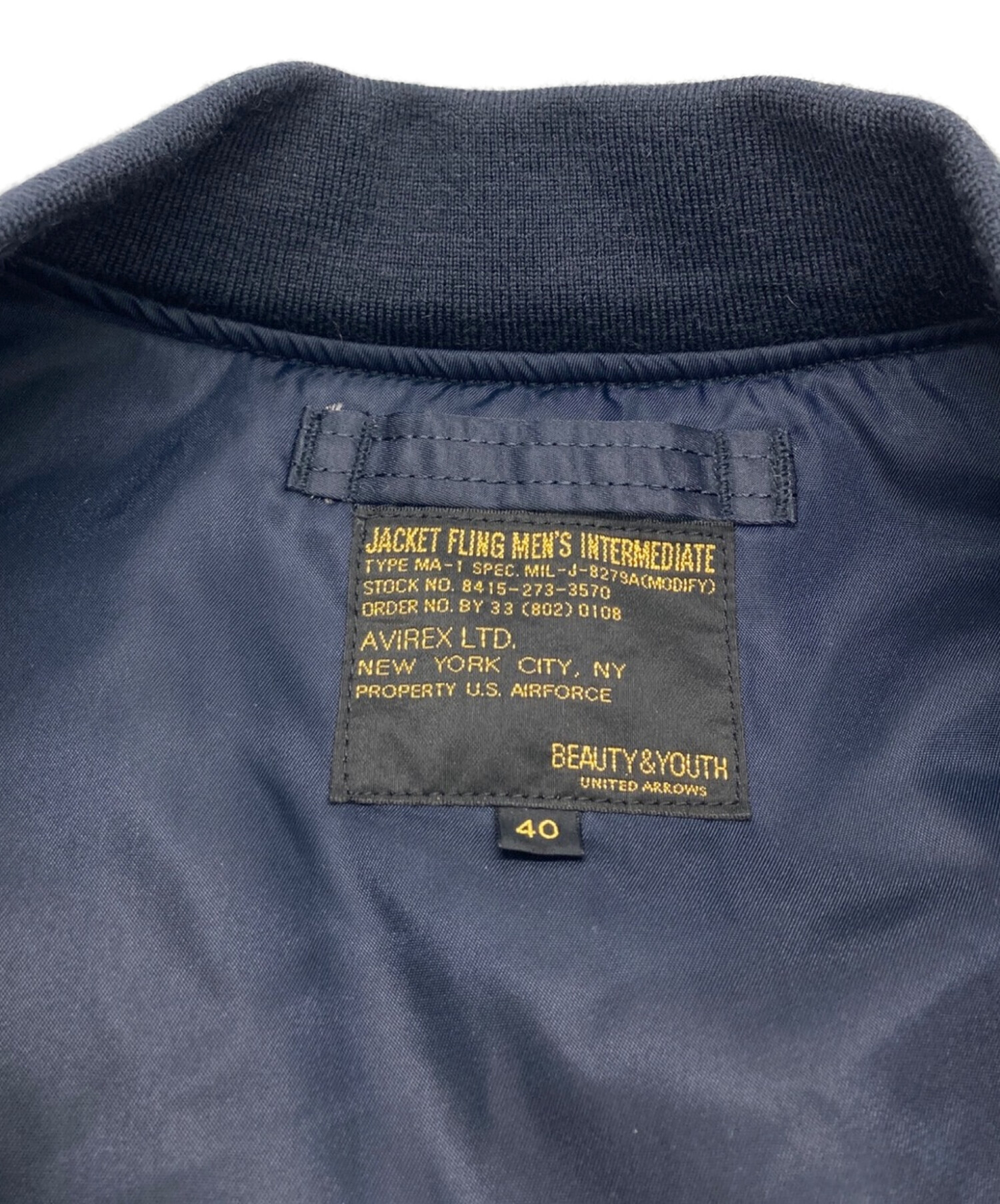 中古・古着通販】AVIREX (アヴィレックス) BEAUTY&YOUTH (ビューティー 