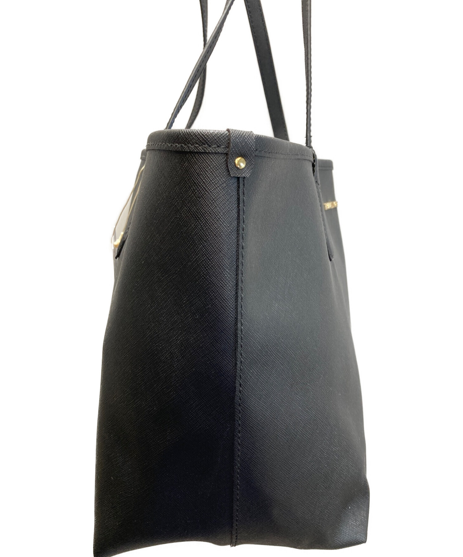 新品 リバーシブル トートバッグ マイケルコース ブラック×グレー 黒  