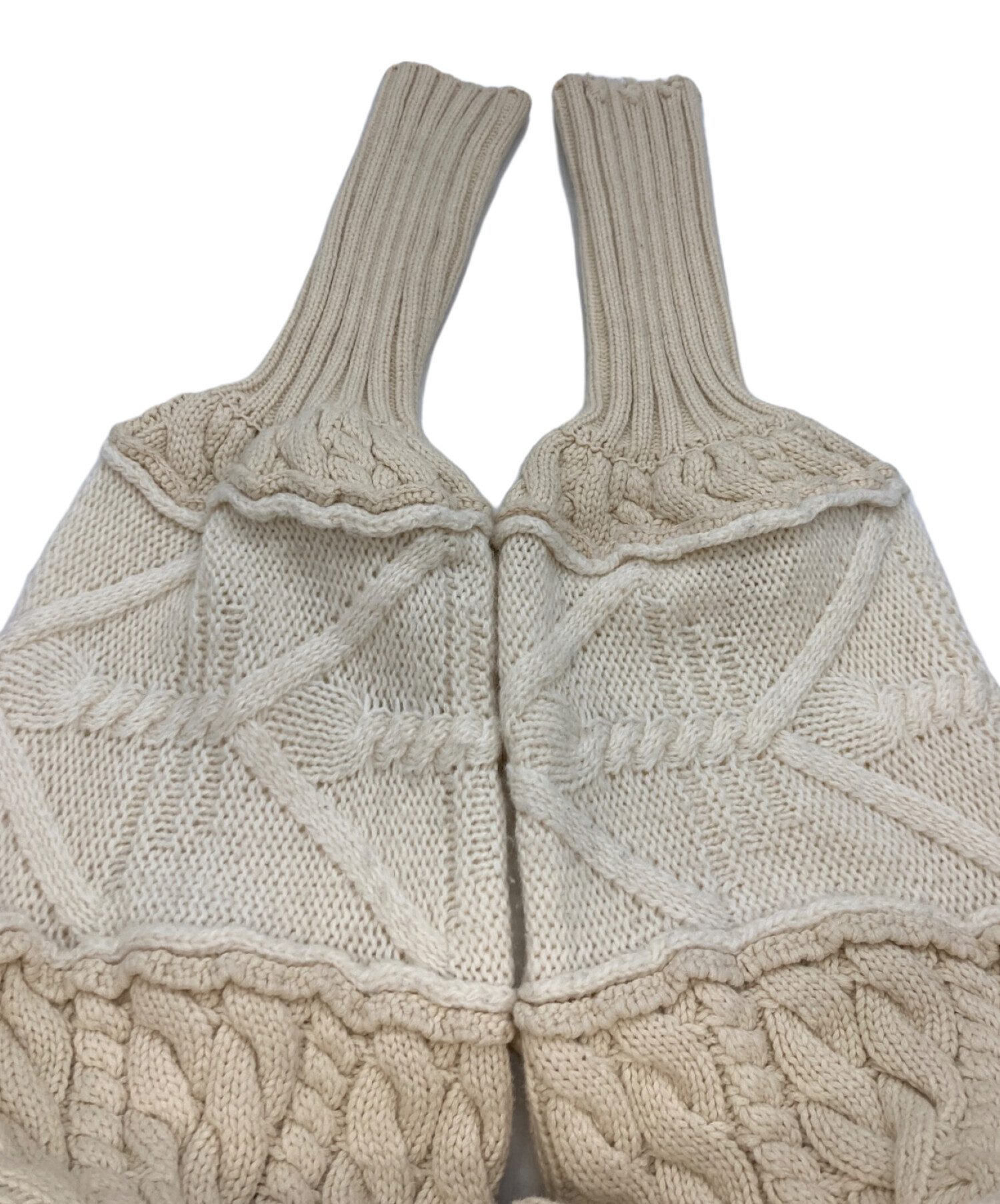 TODAYFUL Patchwork Puff Knit エクリュ 