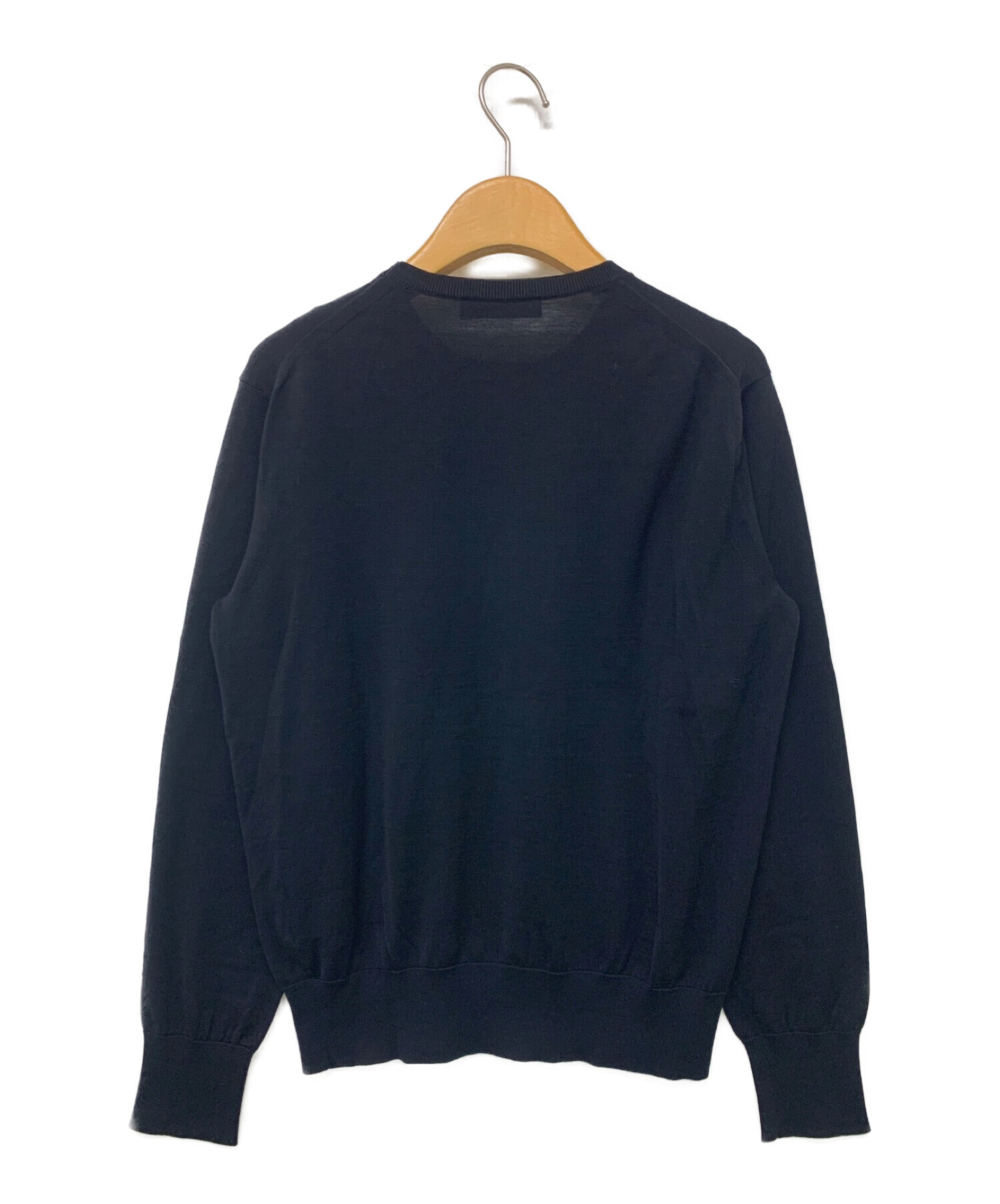 中古・古着通販】ebure (エブール) シルクコットンクルーネックニット 