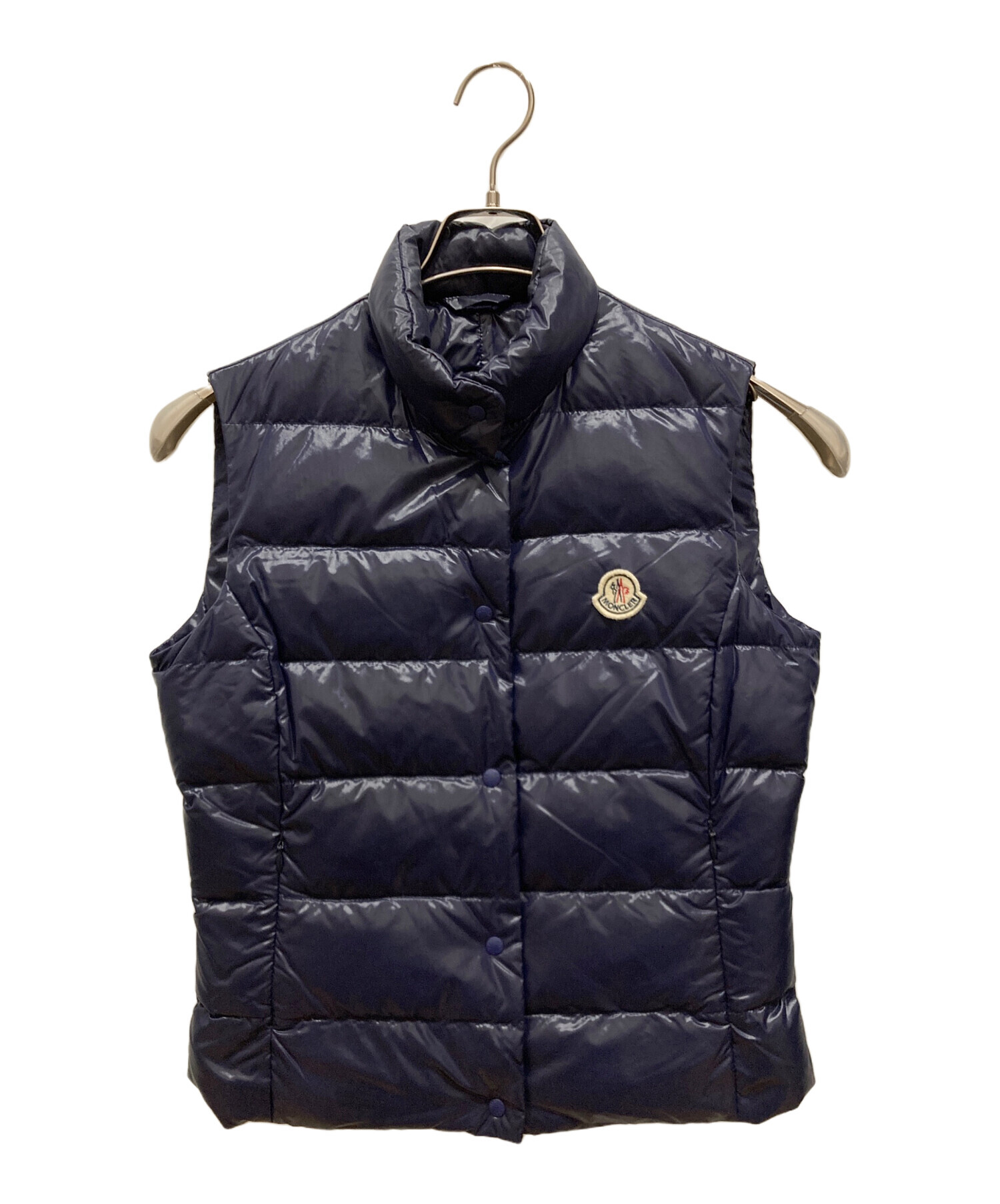 中古・古着通販】MONCLER (モンクレール) ダウンベスト ネイビー 