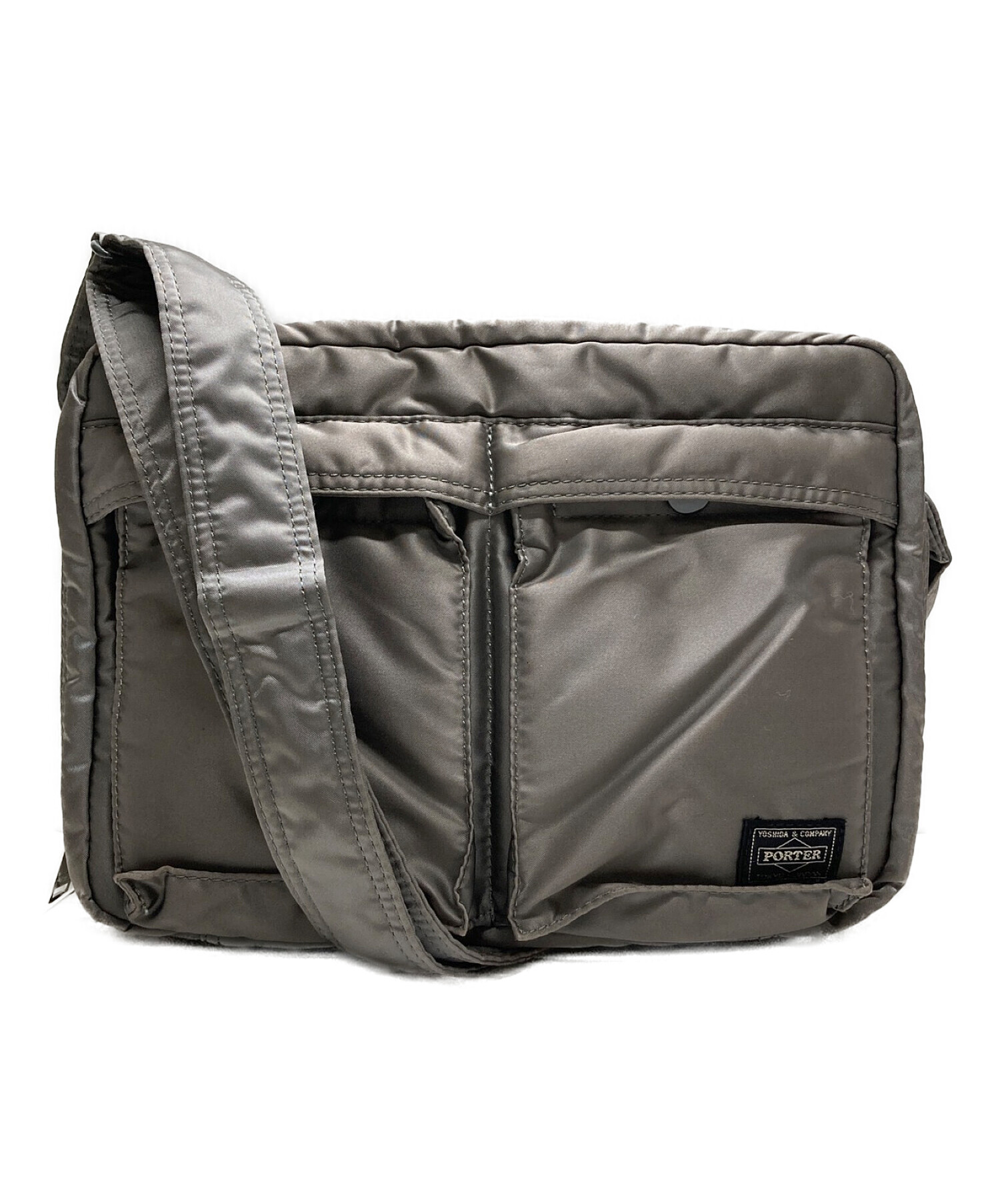 中古・古着通販】PORTER (ポーター) ショルダーバッグ タンカー グレー 
