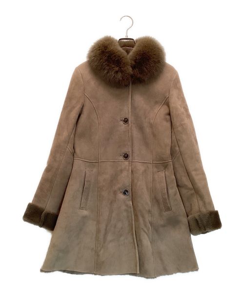 中古・古着通販】BELLUCCI (ベルッチ) ムートンコート ラムレザー 