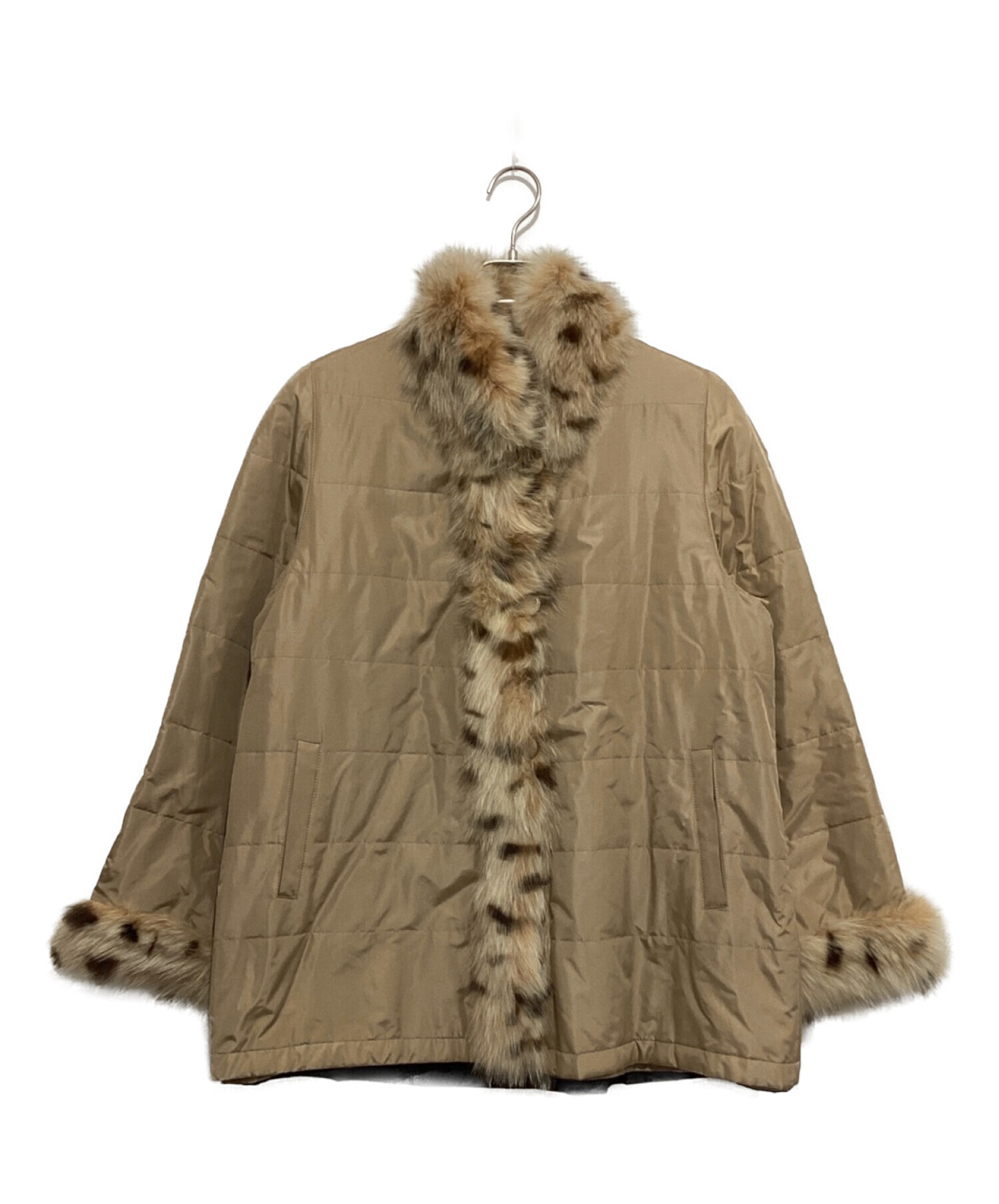 中古・古着通販】BALMAIN (バルマン) リバーシブルフォックスファー 