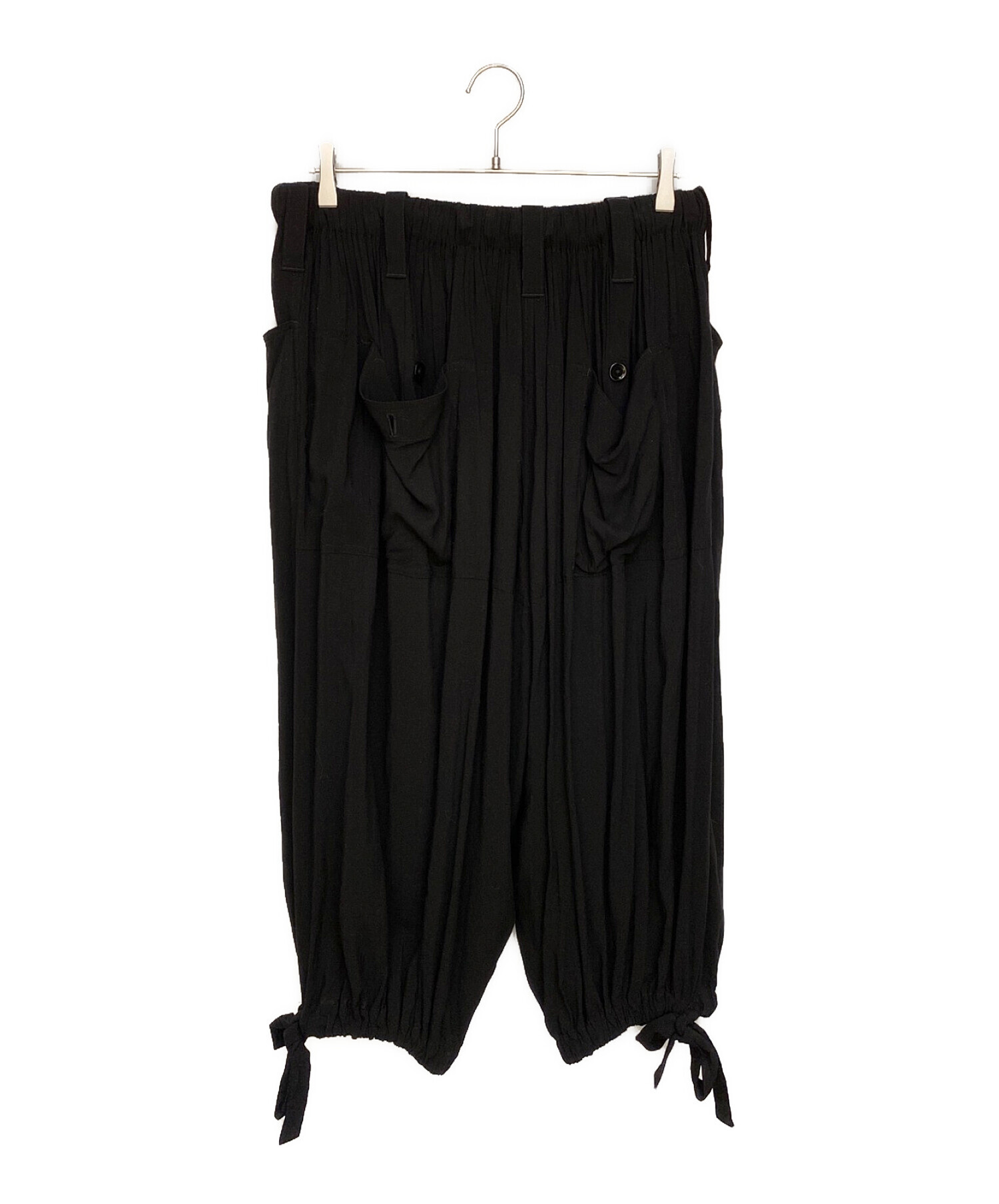 Yohji Yamamoto POUR HOMME バルーンパンツ ブラック 3
