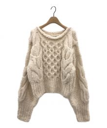 THE TOE】Nimes handmade cable knit