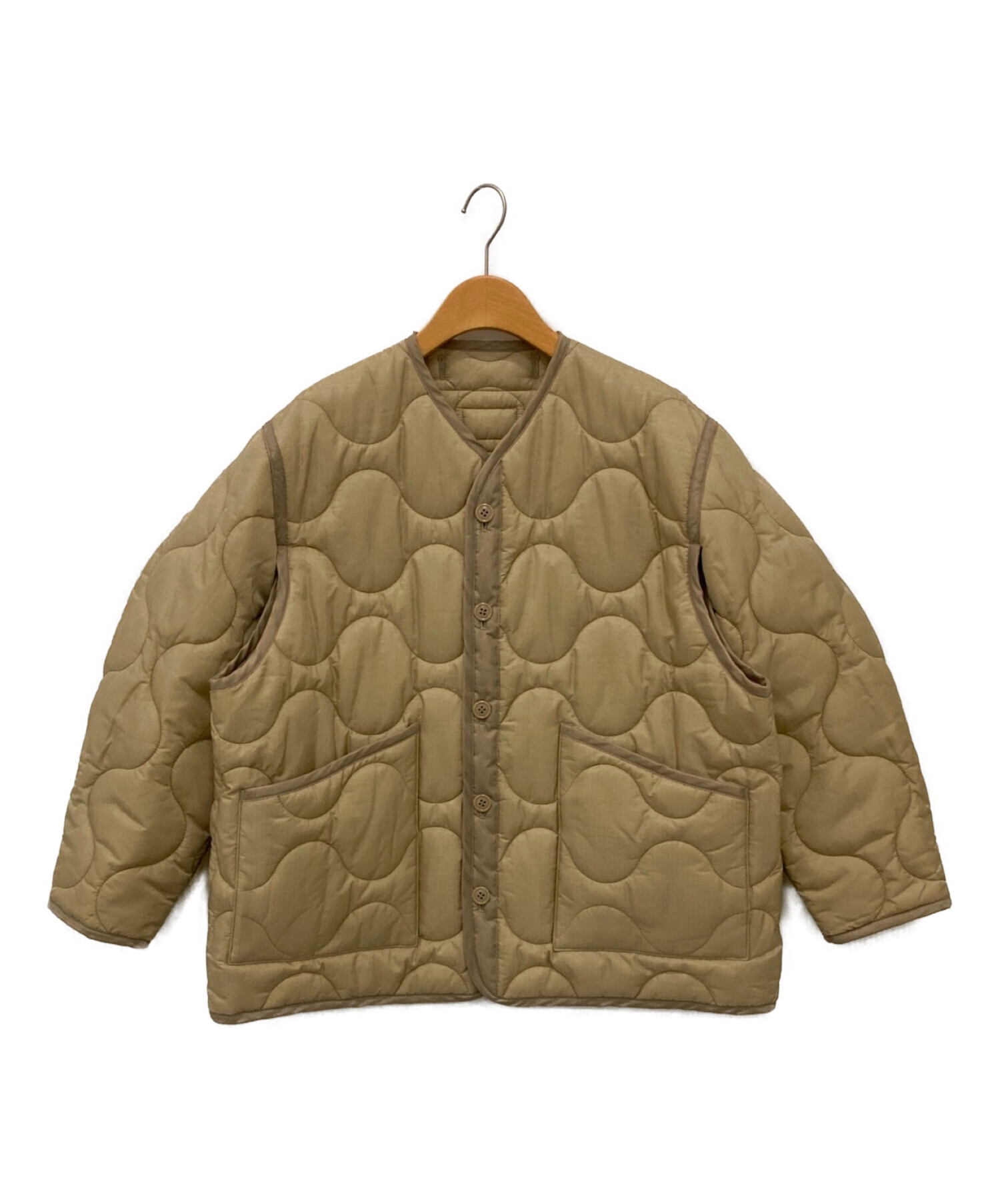 中古・古着通販】HYKE (ハイク) Quilted Liner Jacket ベージュ サイズ  