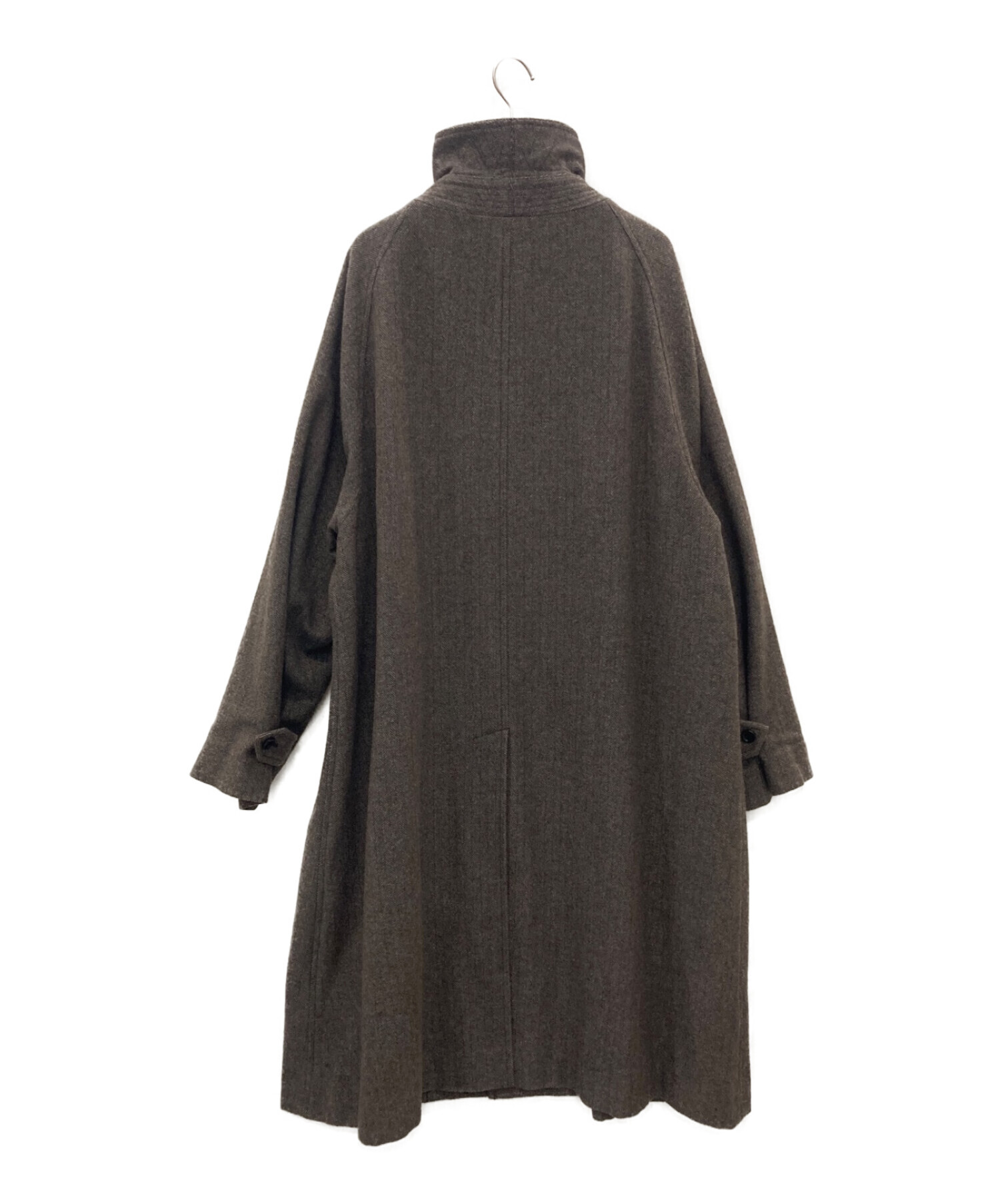 中古・古着通販】leno (リノ) BAL COLLAR COAT ブラウン サイズ:3 