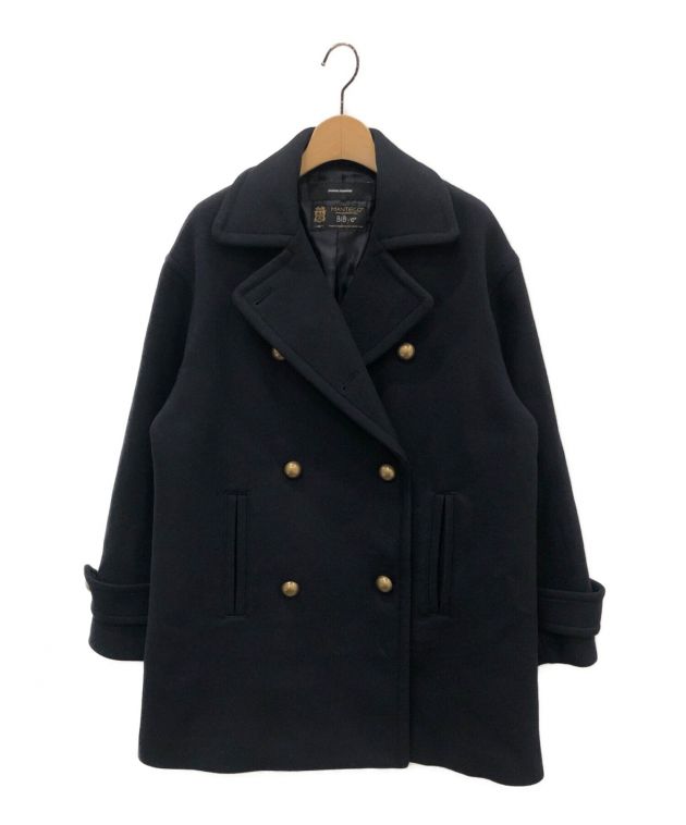 JOURNAL STANDARD MANTECOダブルクロスPコート 紺 38