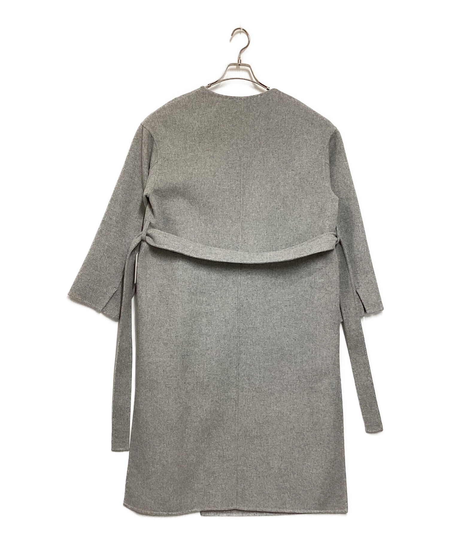Spick&Span　ビーバーフォールドラペルコート　グレー38 Spick&Span ビーバーフォールドラペルコート グレー38 Spick and Span