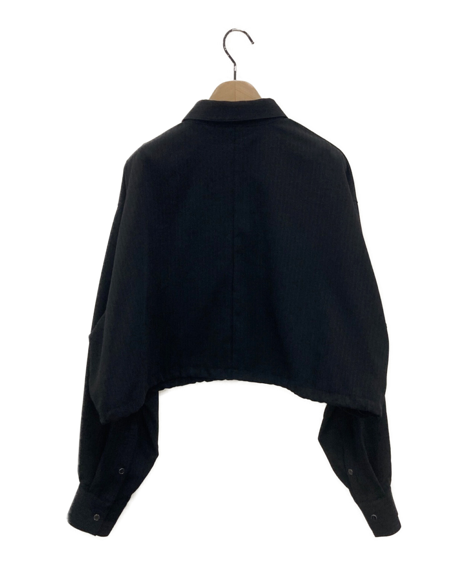 中古・古着通販】RIM.ARK (リムアーク) Drawstring short SH ブラック 