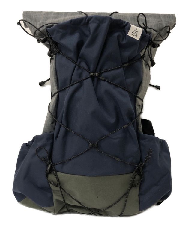 中古・古着通販】if you have (イフユーハブ) バックパック ネイビー 