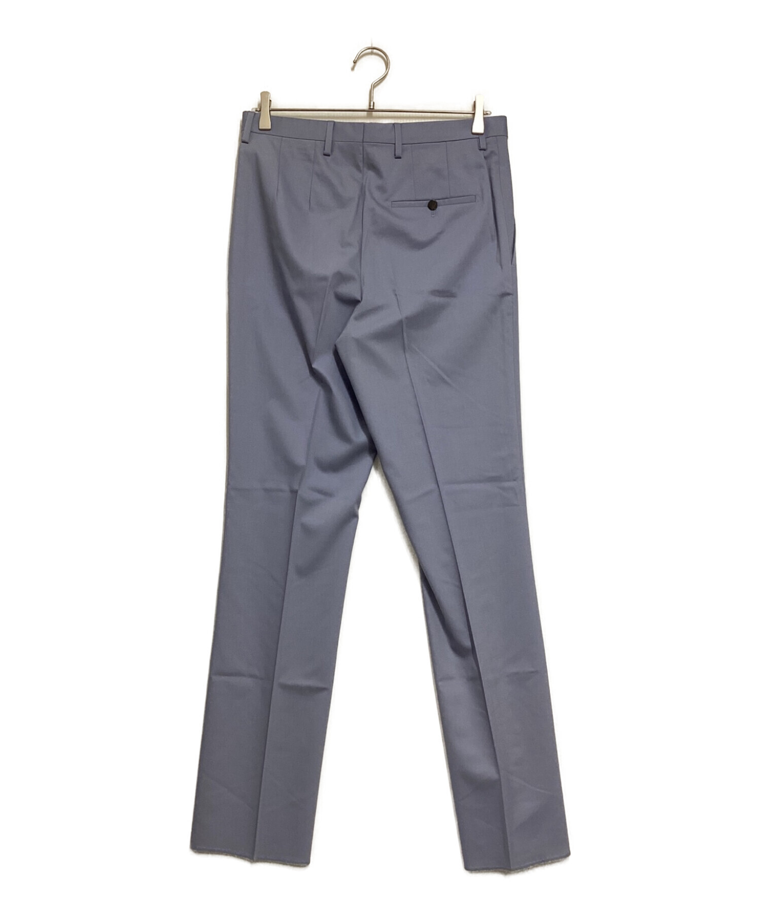 中古・古着通販】LANVIN (ランバン) 刺繍スラックスパンツ ブルー 