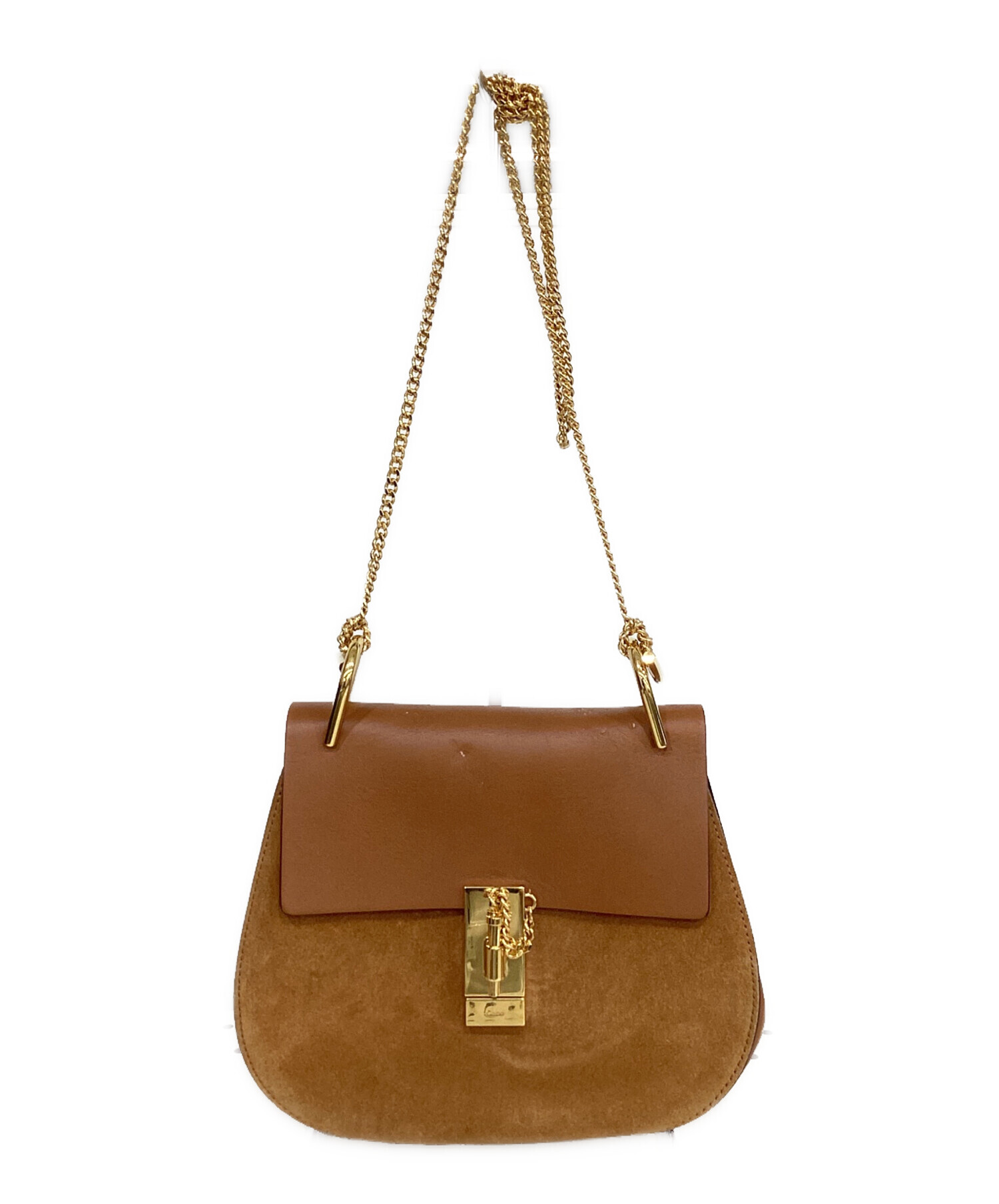 中古・古着通販】Chloe (クロエ) ショルダーバッグ/ドリュー キャメル 