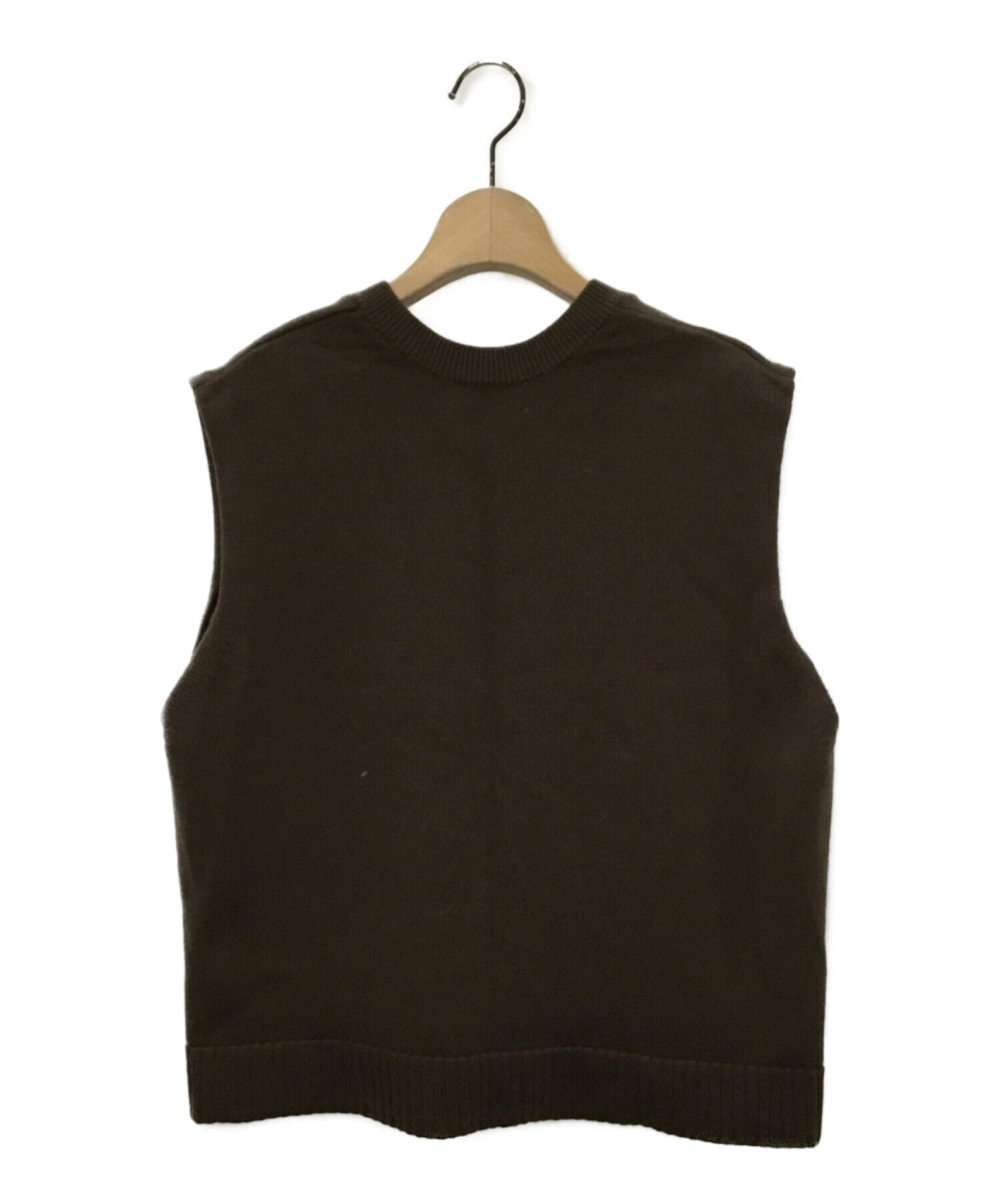 中古・古着通販】encircle (エンサークル) School vest ブラウン 
