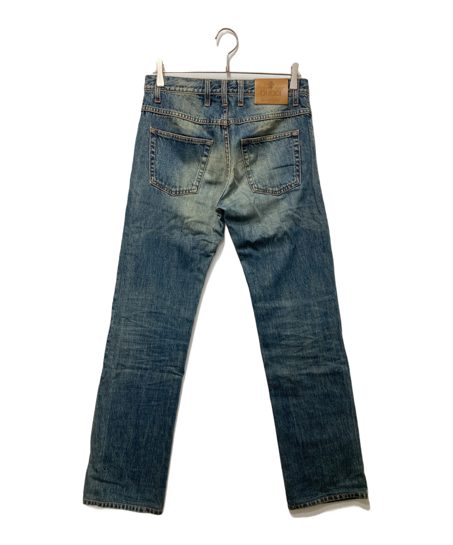 中古・古着通販】GUCCI (グッチ) デニムパンツ インディゴ サイズ:44 