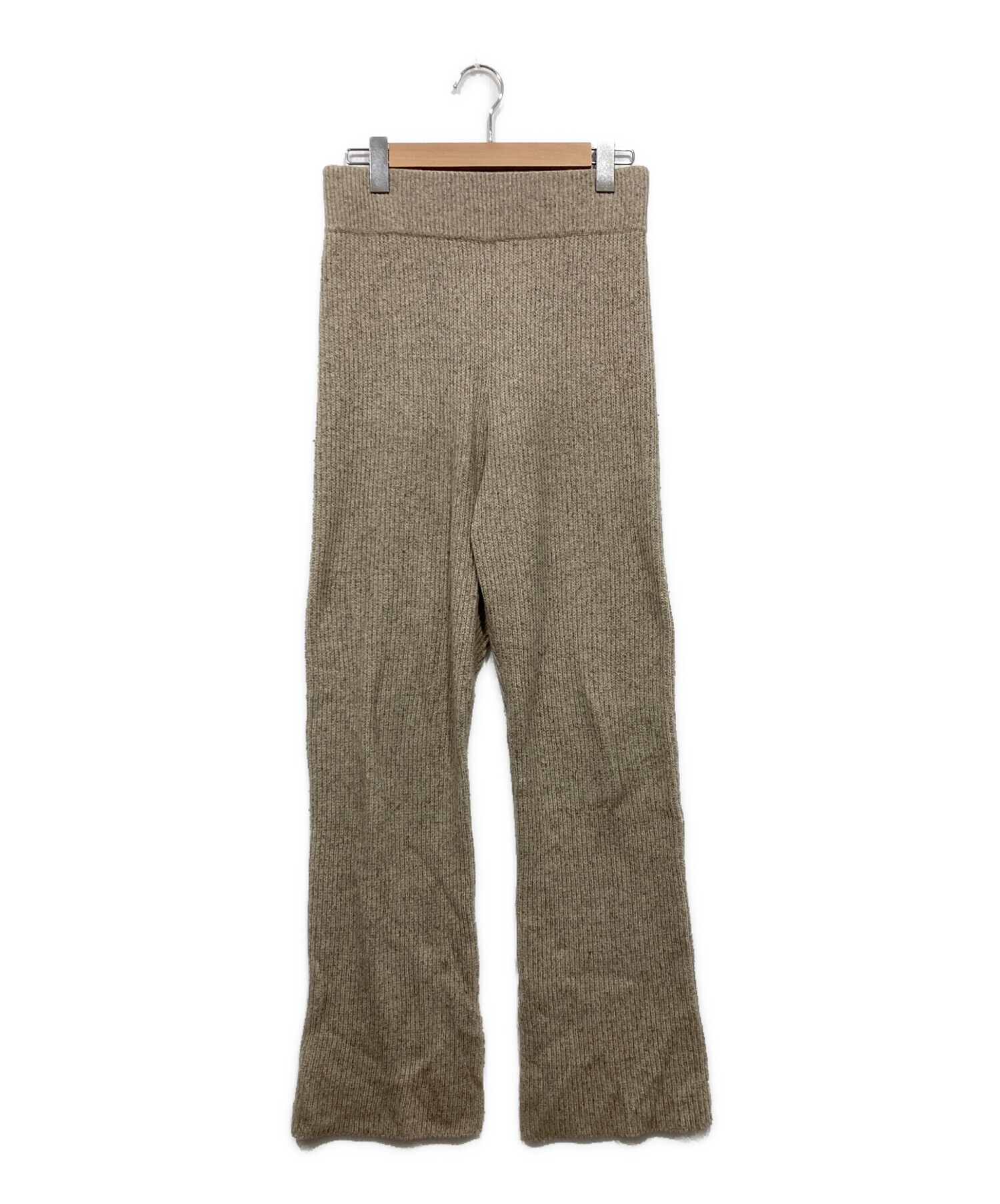 Deuxieme Classe Attractive ブラック ニットパンツ 