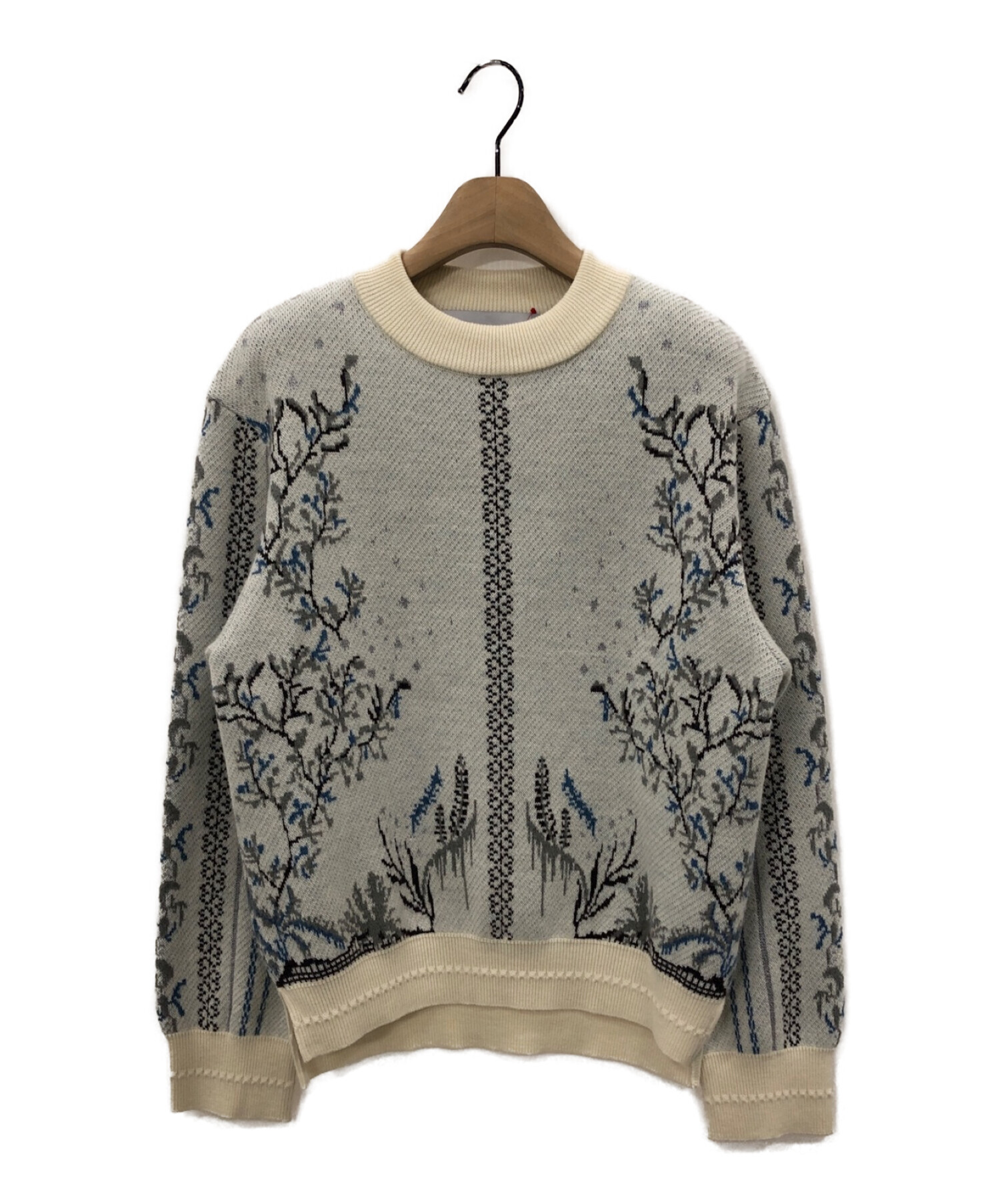 中古・古着通販】MURRAL (ミューラル) Snow cover knit sweater 