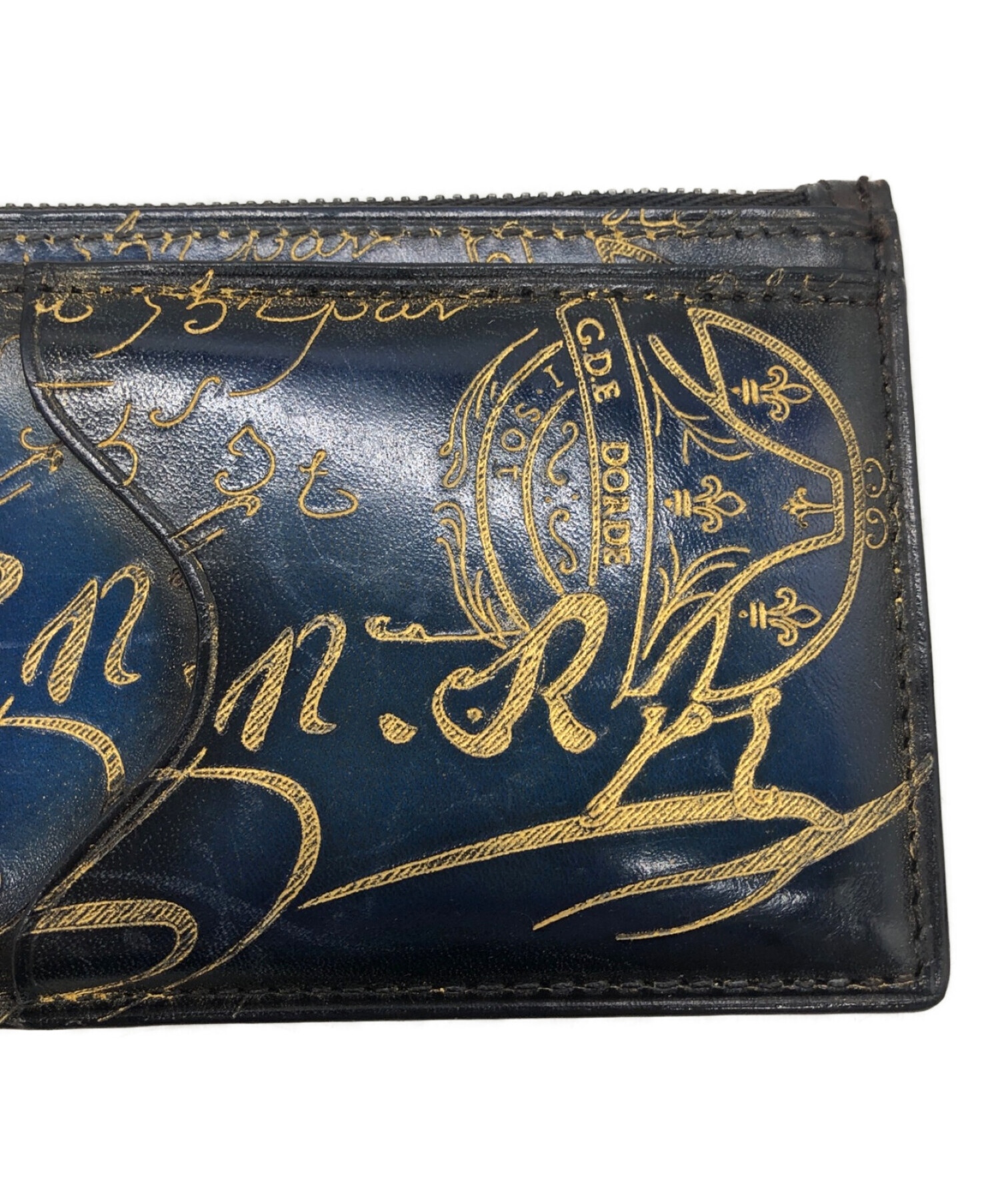 ベルルッティ コア マキシ スクリットレザー ロング ジップ カード