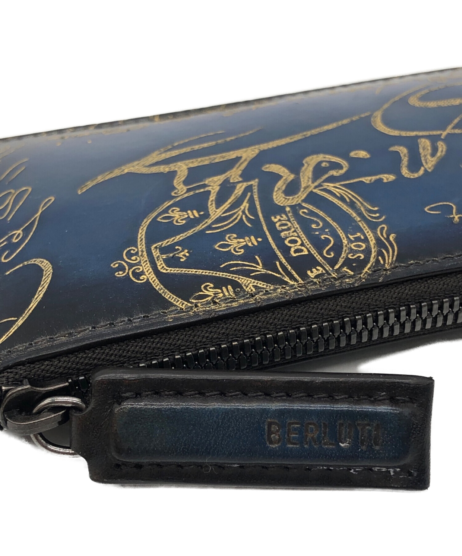 ベルルッティ コア マキシ スクリットレザー ロング ジップ カード