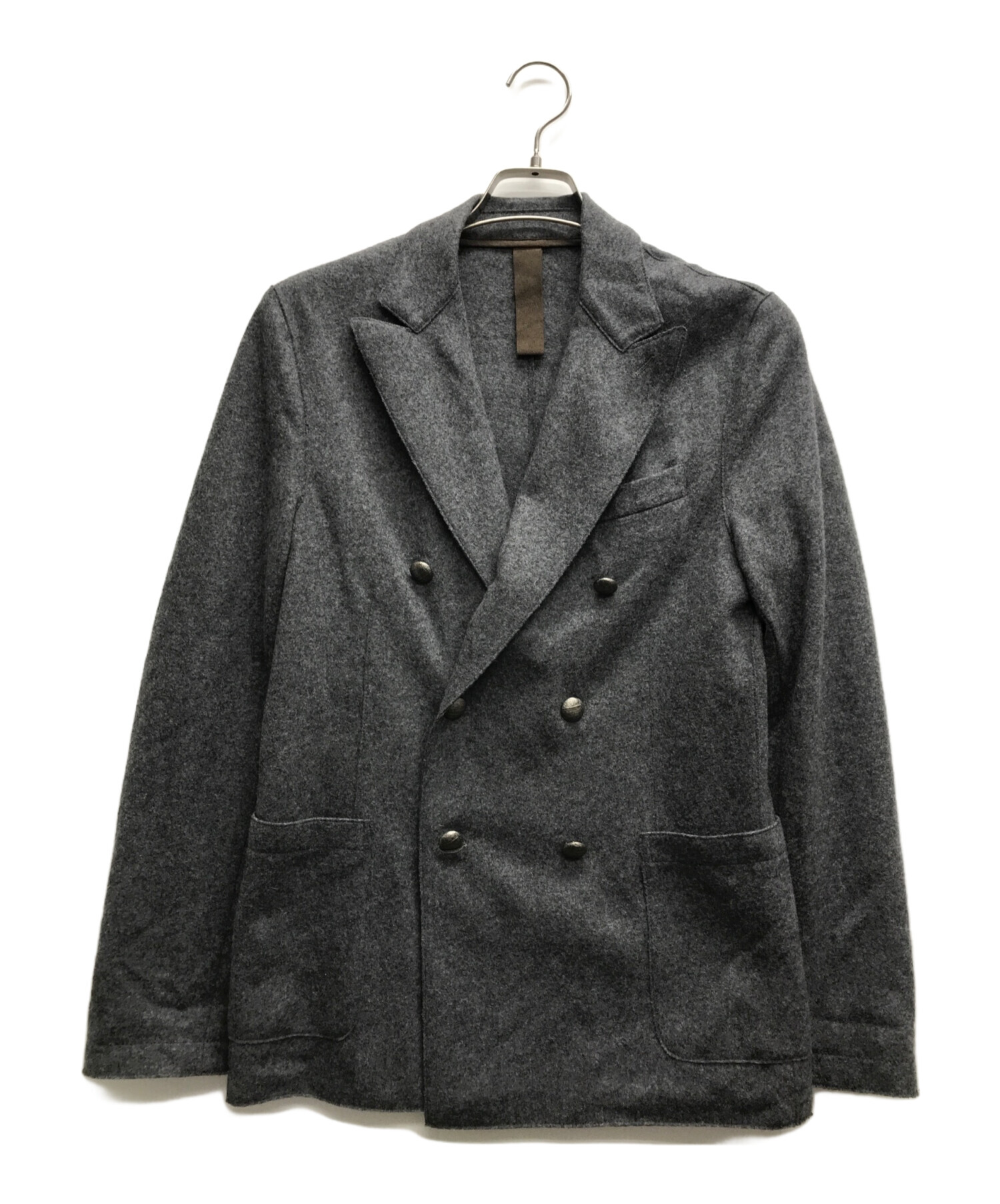 中古・古着通販】eleventy (イレブンティ) ダブルジャケット グレー 