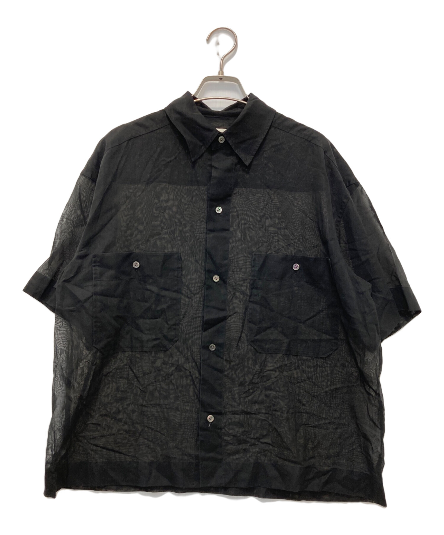 中古・古着通販】THE SHINZONE (ザ シンゾーン) シアーシャツ ブラック 