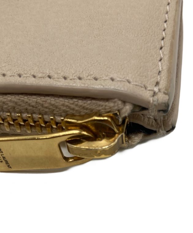 SAINT LAURENT 著しい アイボリー フラグメントケース 売買された  