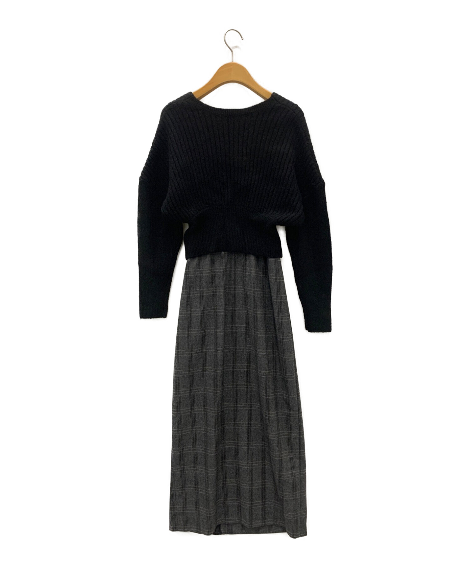 中古・古着通販】HER LIP TO (ハーリップトゥ) Orsay Plaid Skirt Set 