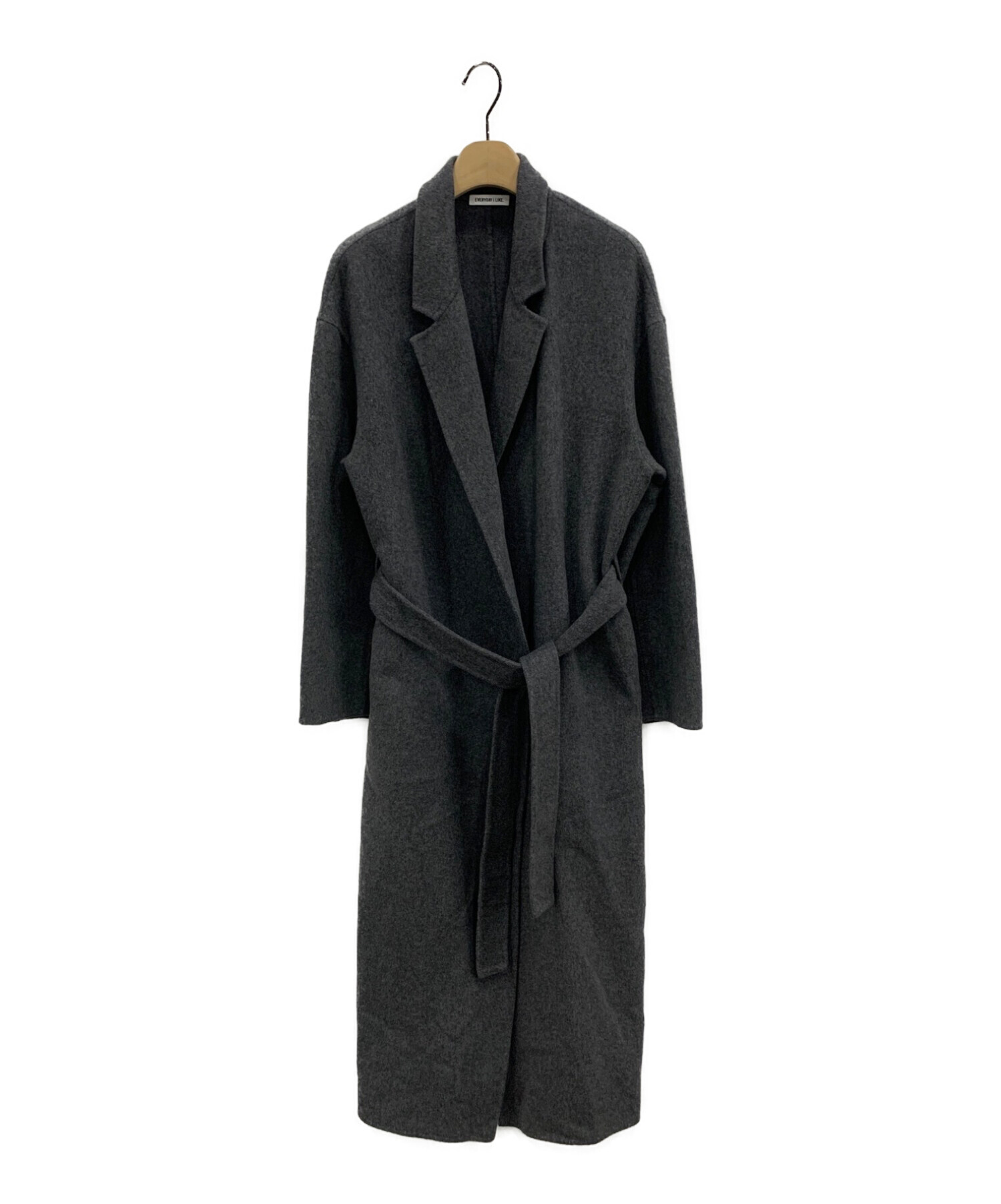 EVERYDAY I LIKE. Oversized ガウンコートグレー