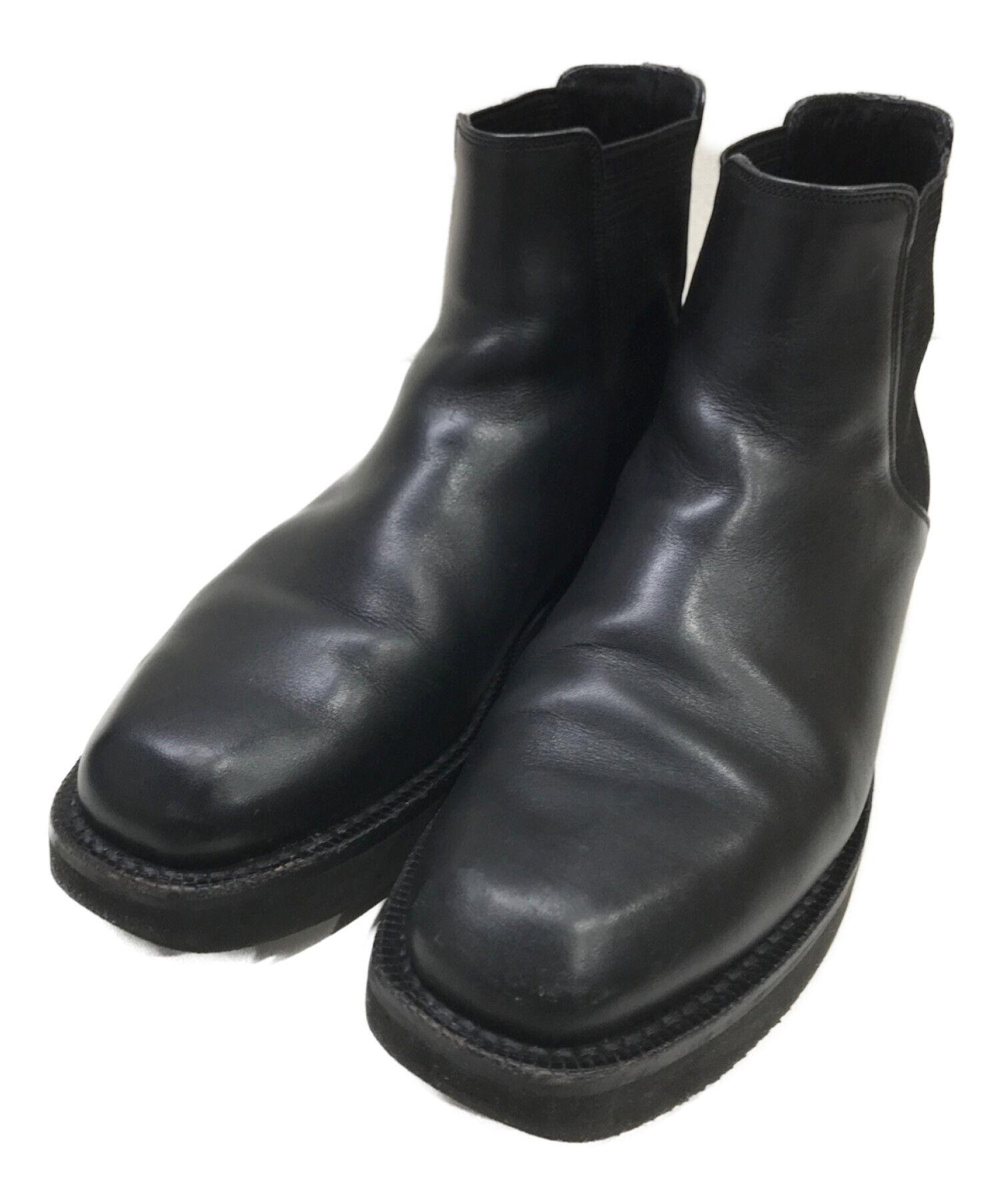 中古・古着通販】AURALEE (オーラリー) LEATHER SQUARE BOOTS MADE BY 