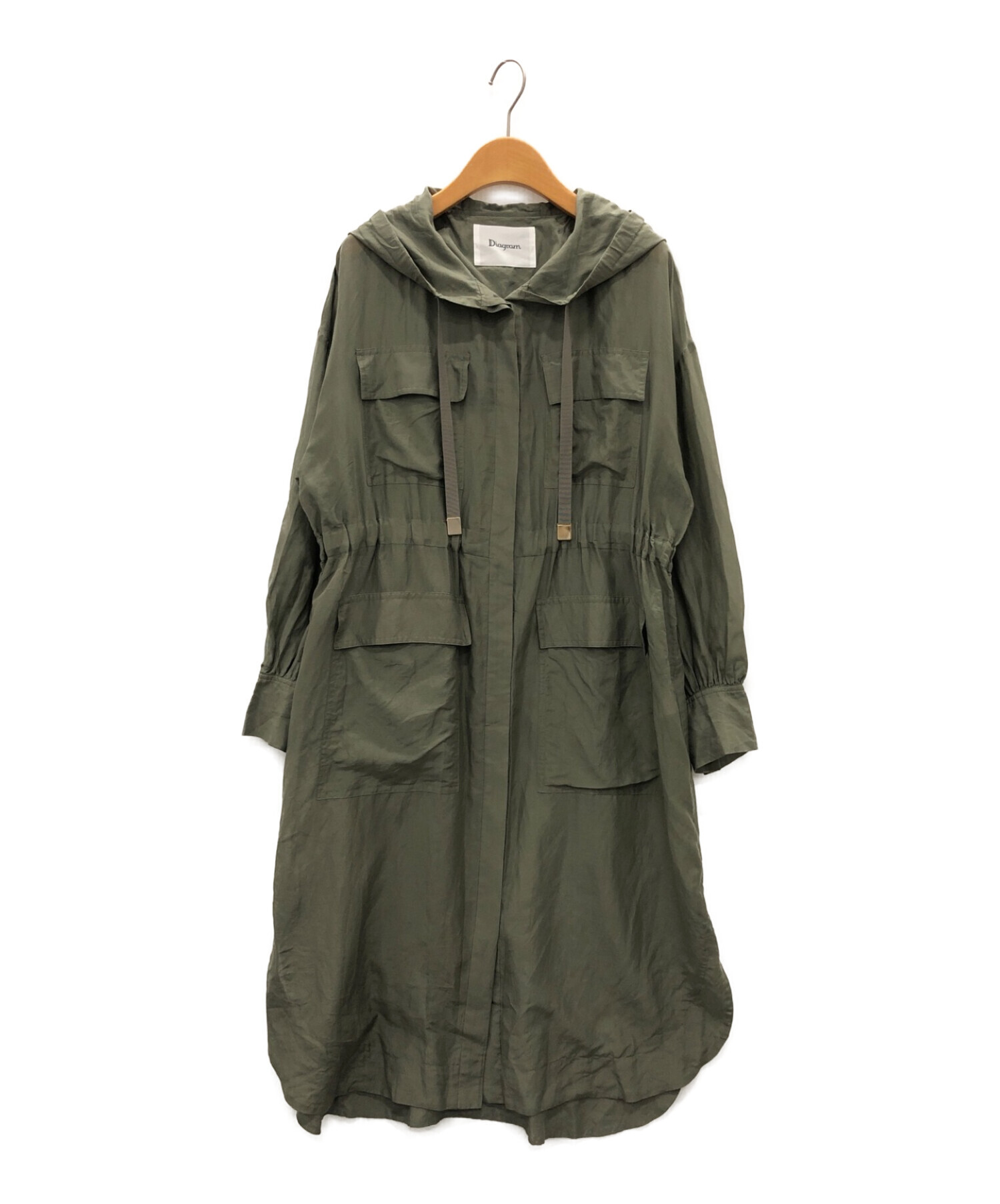 中古・古着通販】Diagram (ダイアグラム) シルクギャザーワーク 