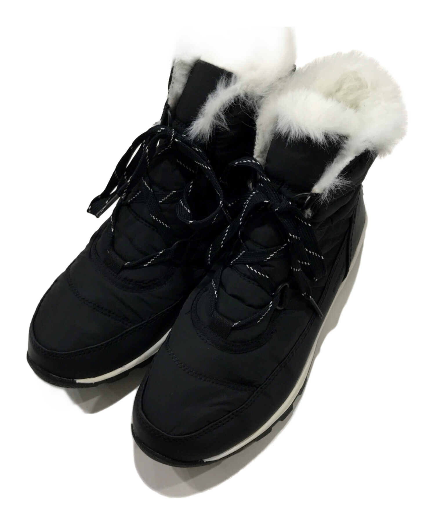 中古・古着通販】SOREL (ソレル) スノーブーツ ブラック サイズ:24.5 
