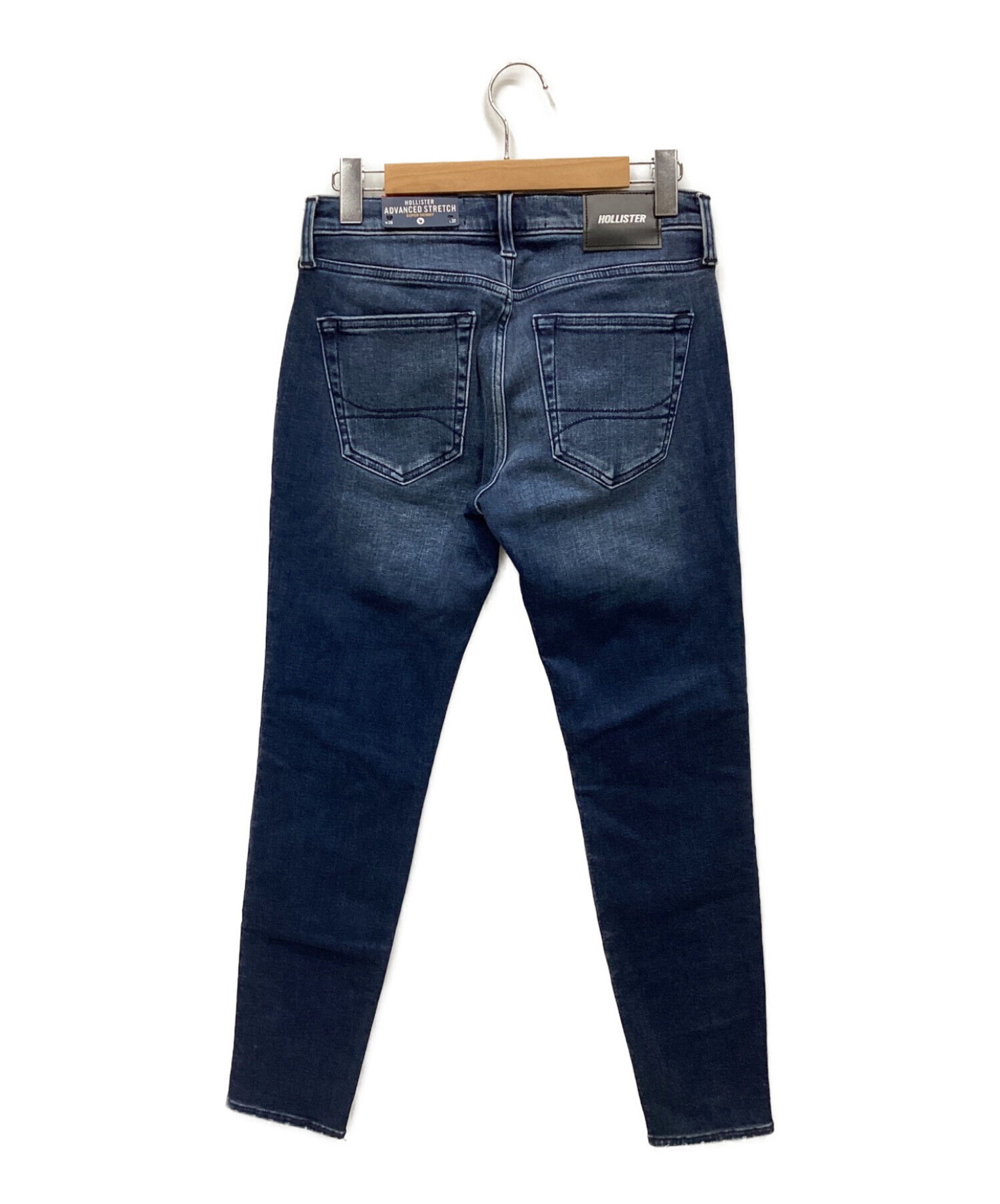 HOLLISTER (ホリスター) ダメージ加工デニムパンツ インディゴ サイズ 