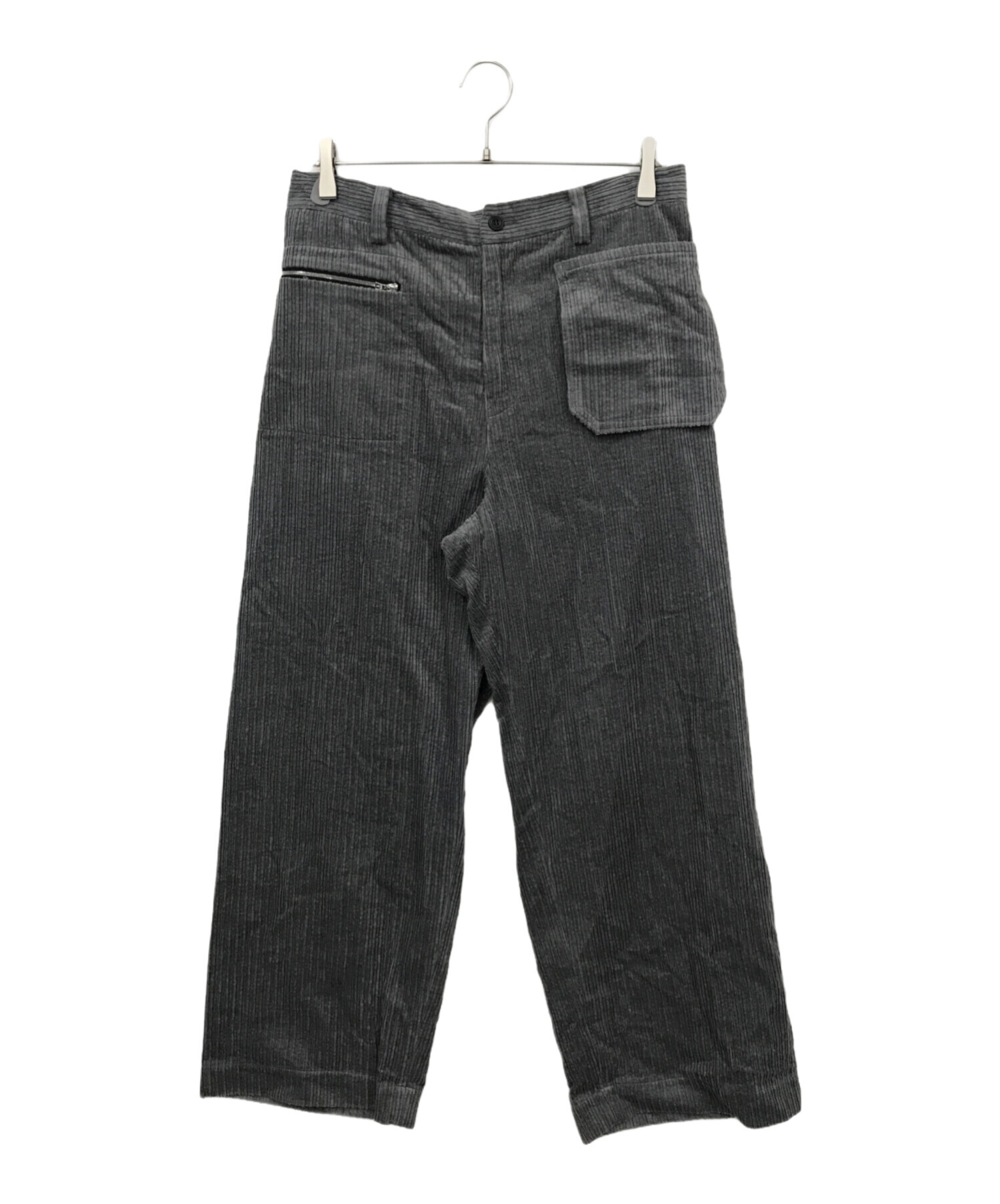 Amazon.co.jp: 22AW sunsea Custom Corduroy Pants GRAY : Clothing