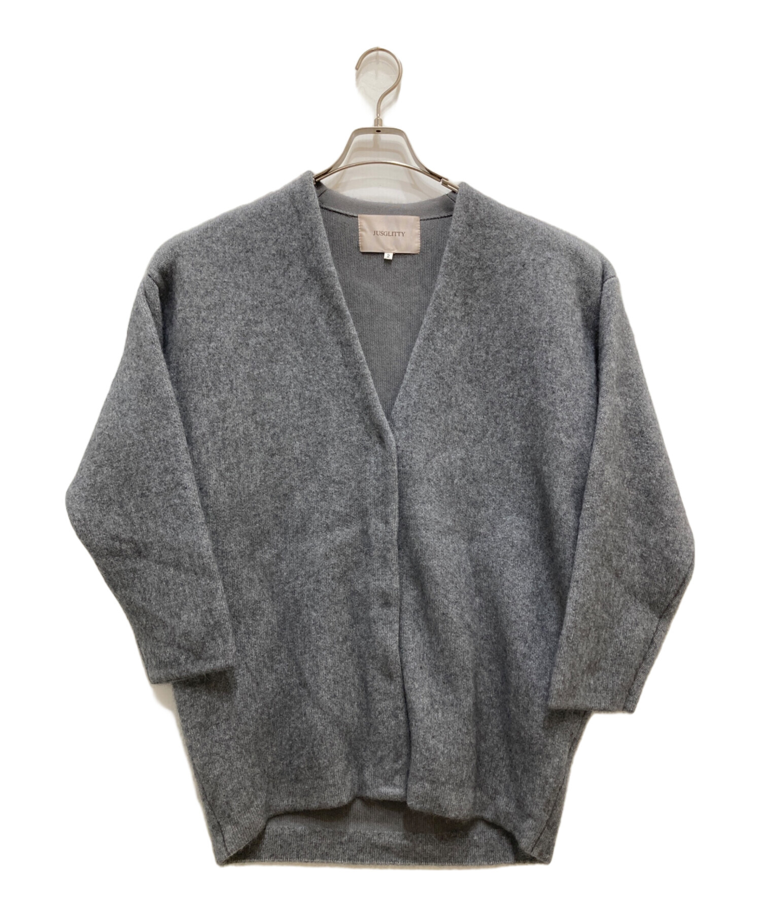 中古・古着通販】JUSGLITTY (ジャスグリッティー) スフレカーディガン  
