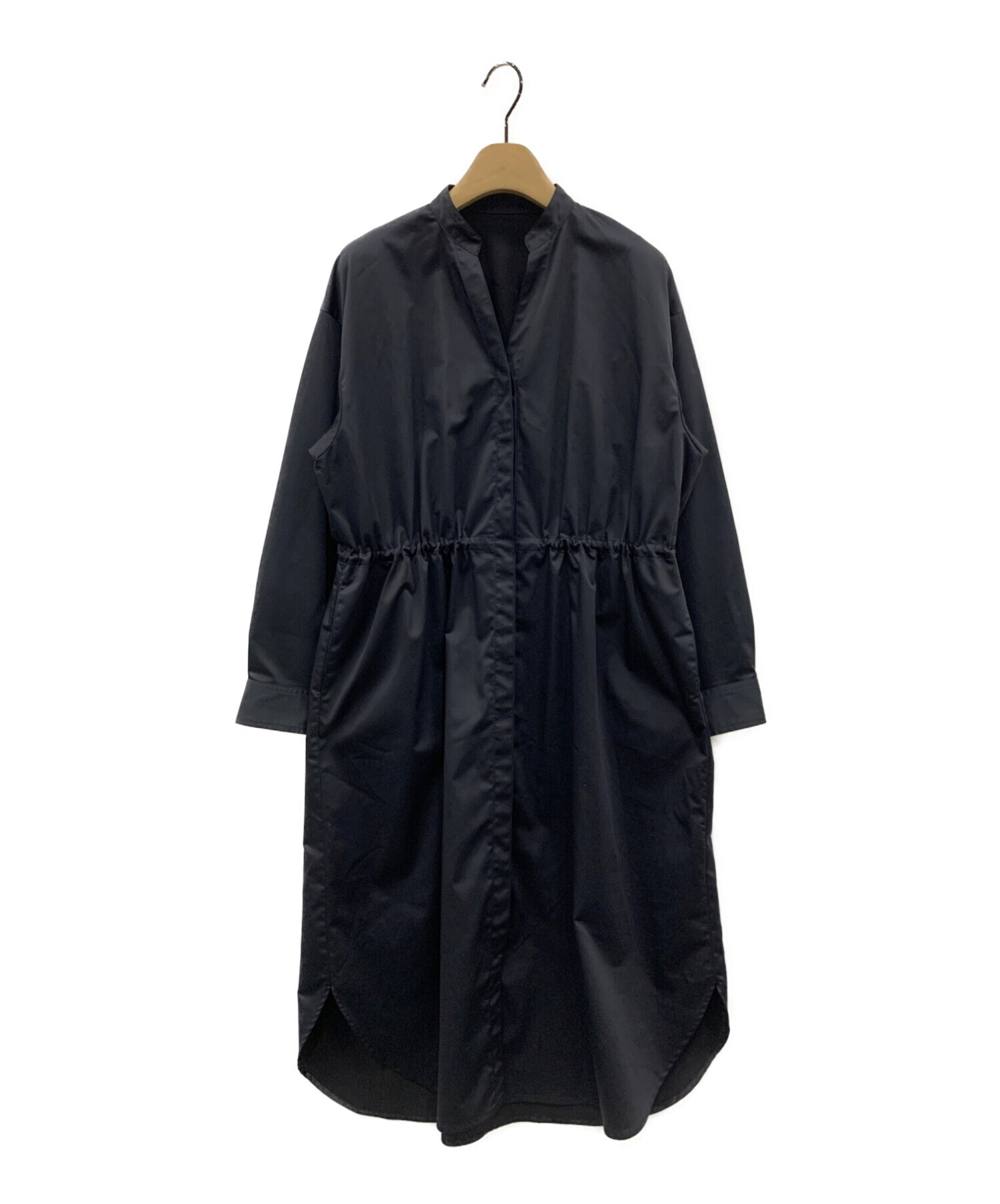中古・古着通販】SOEJU (ソージュ) リモンタコートワンピース ネイビー  